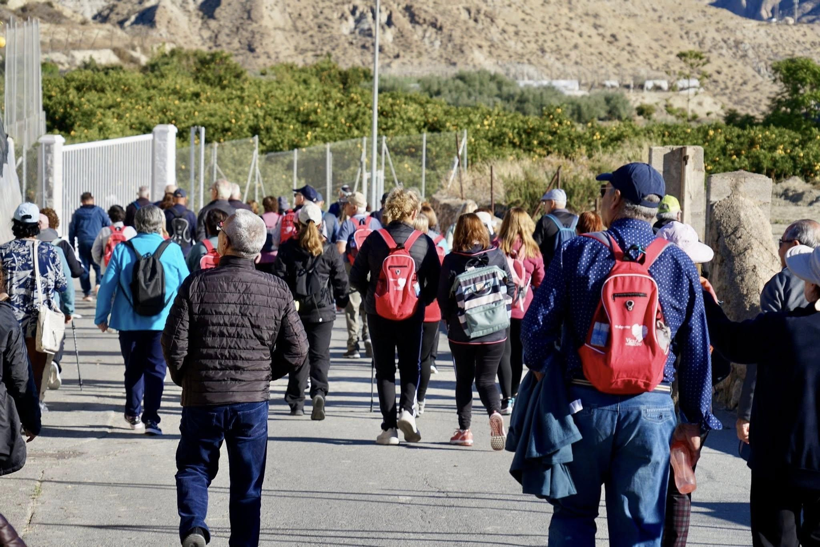 Esta misma ruta la realizará un segundo grupo de mayores durante el mes de diciembre.