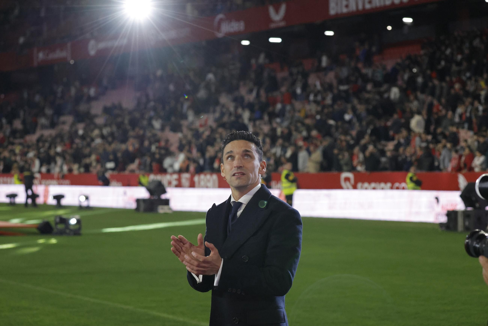 Las imágenes del homenaje a Jesús Navas