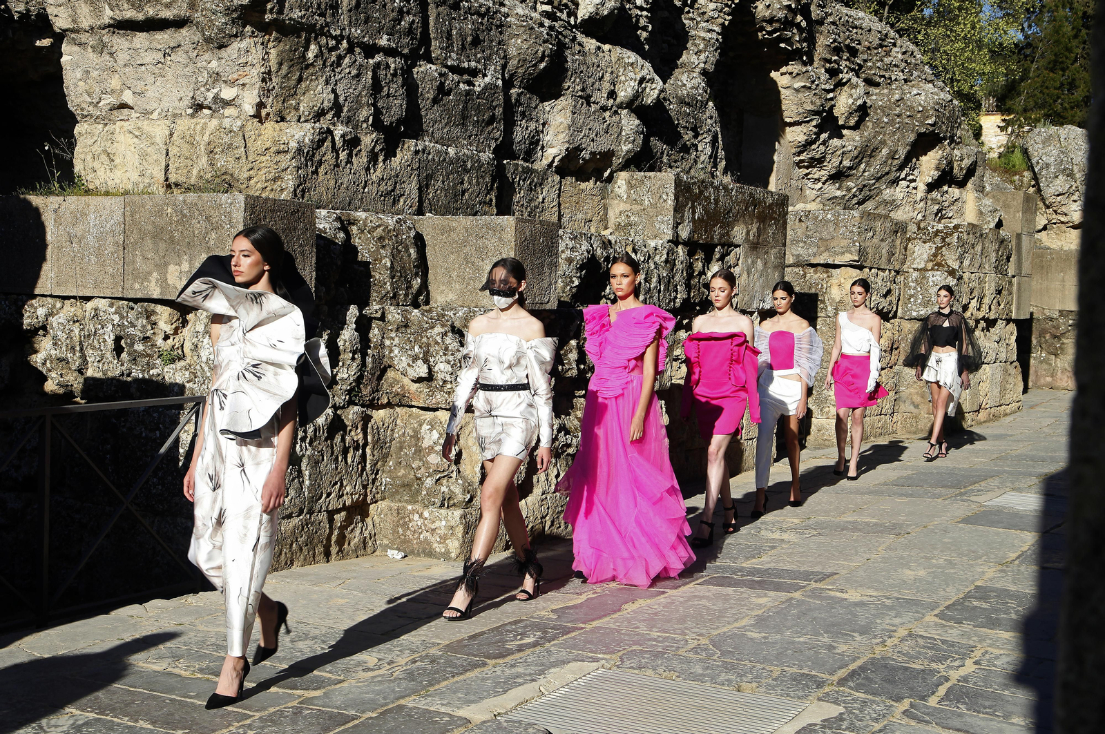 Pase de modelos en Itálica