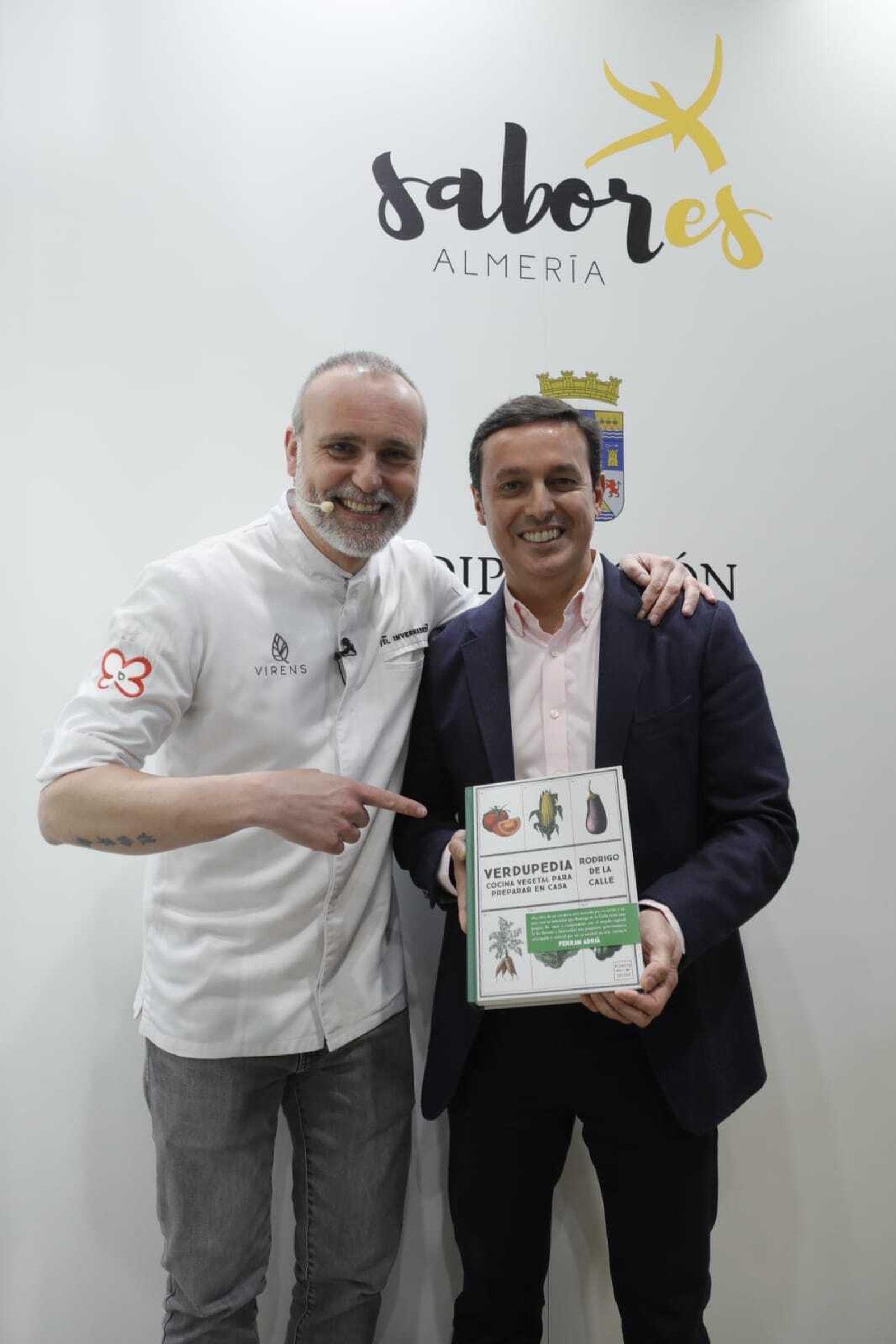 Rodrigo de la Calle con Javier A. García.