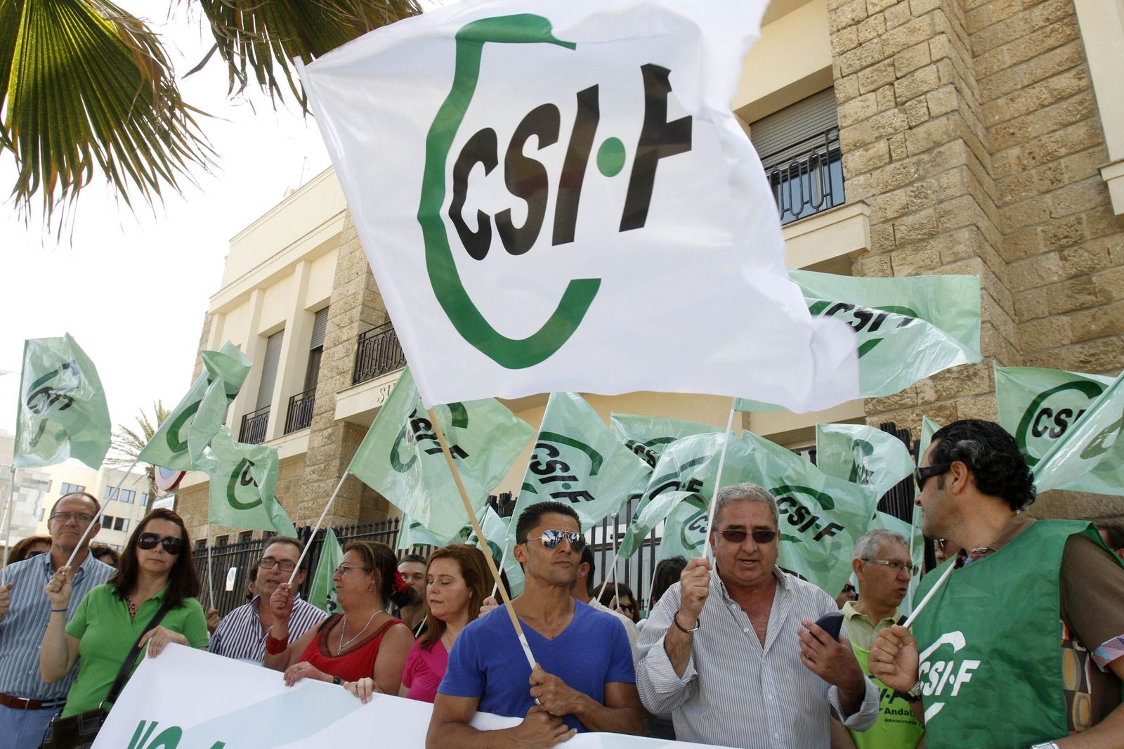 Manifestación del CSIF.