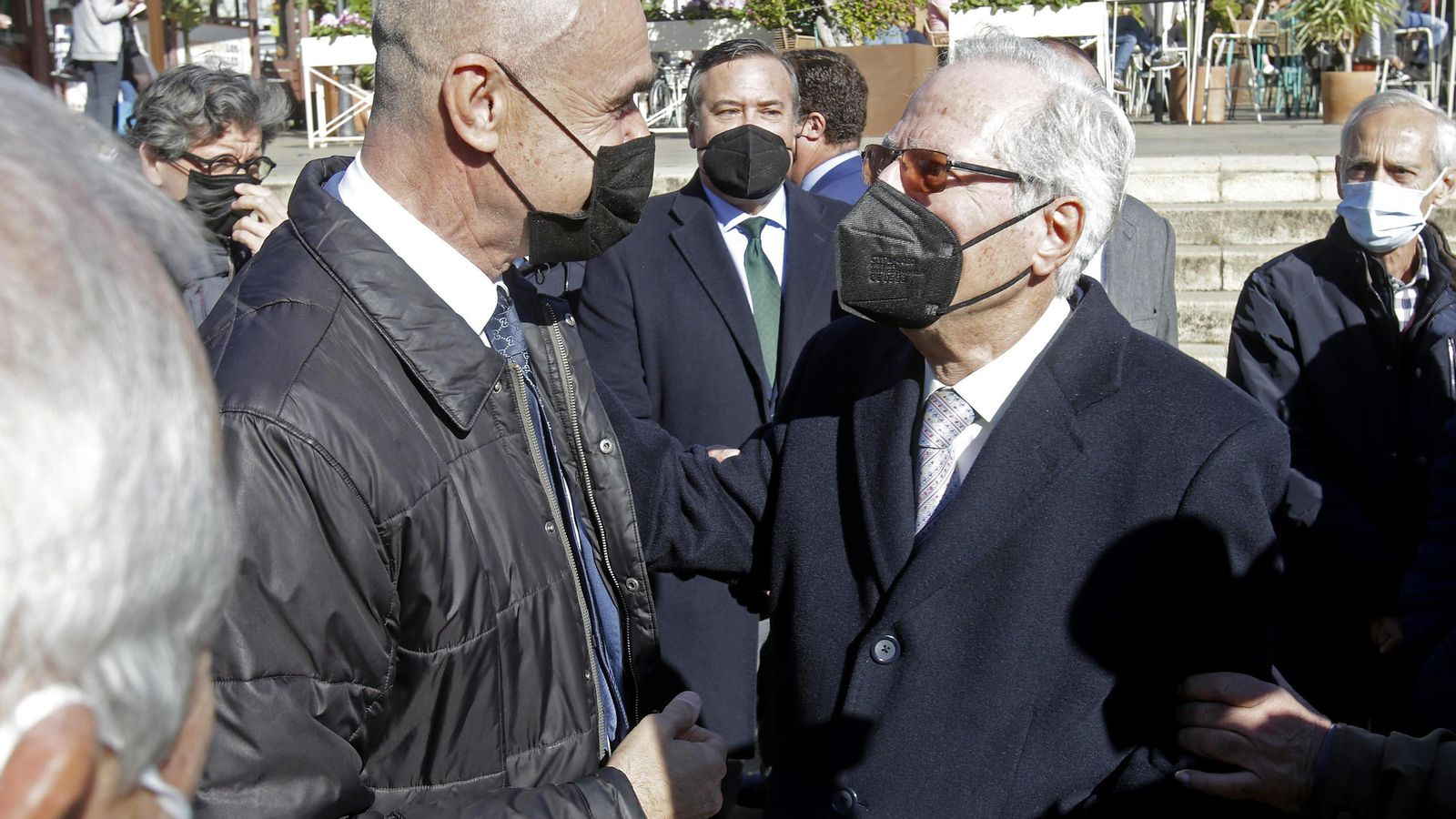 El alcalde Antonio Muñoz con el ingeniero Manuel Ríos
