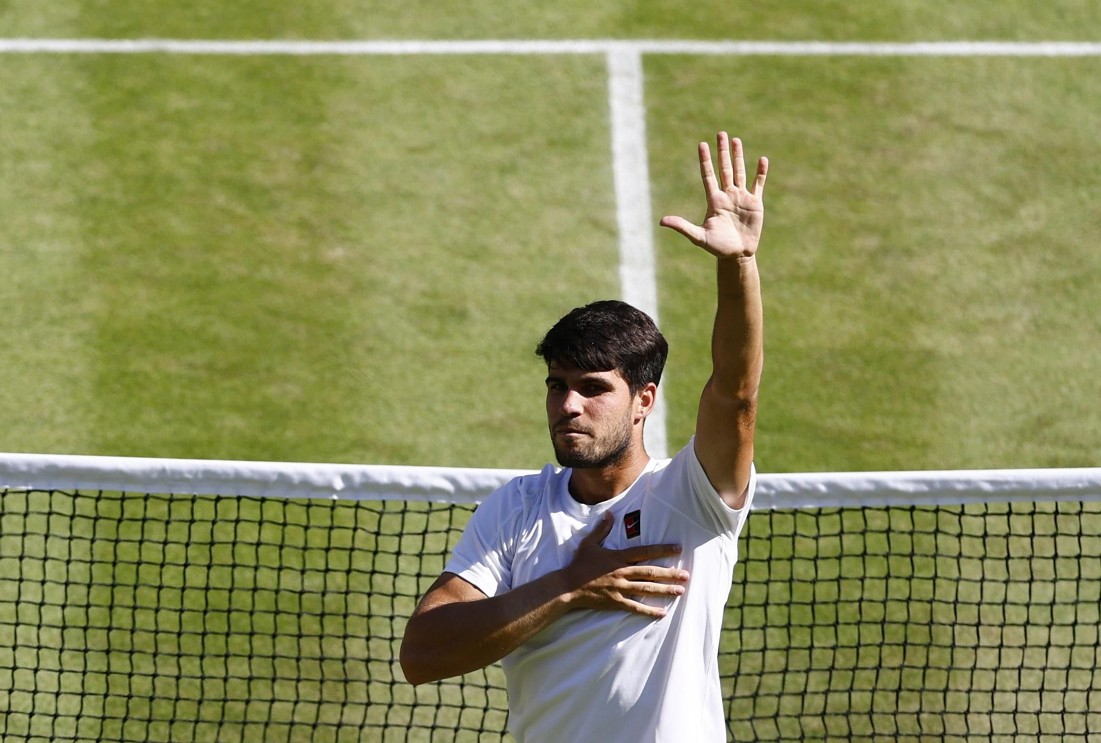 Las fotos del pase de Alcaraz a la final de Wimbledon Las fotos del pase de Alcaraz a la final de Wimbledon