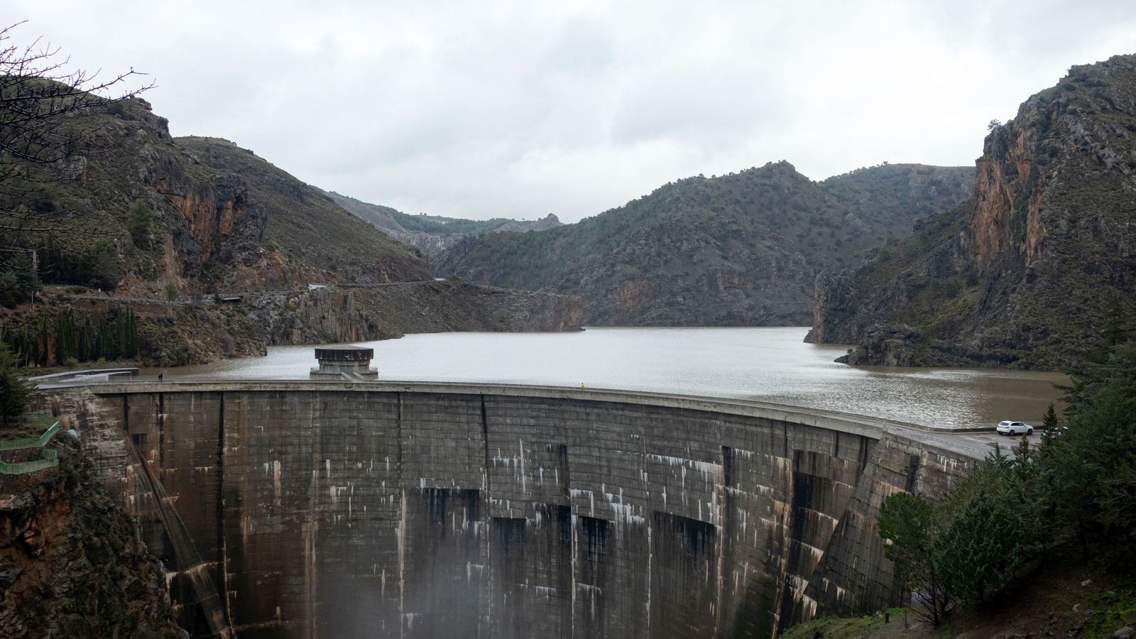 El pantano de Quéntar en Granada