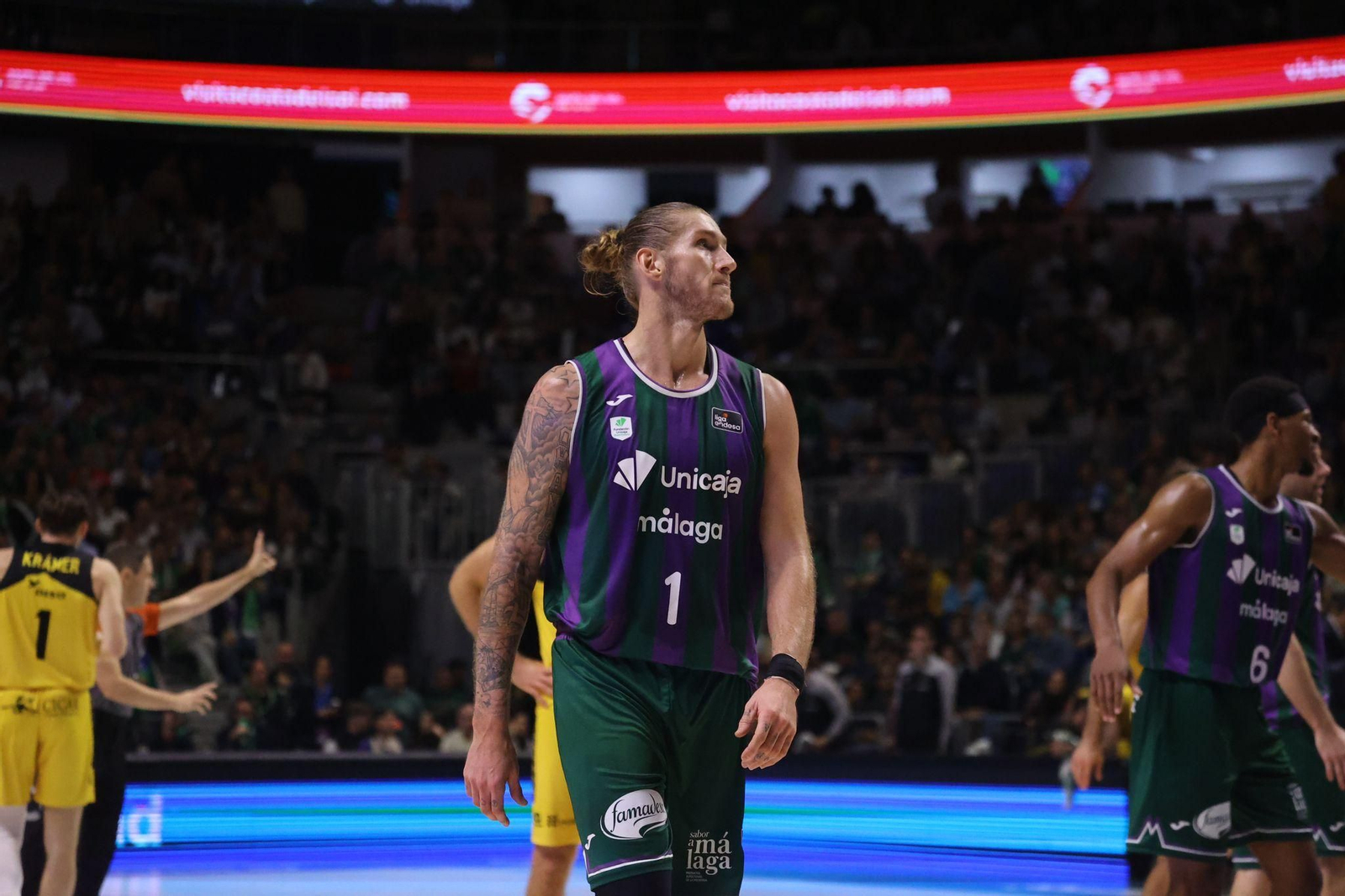 Osetkowski, en un partido de ACB.