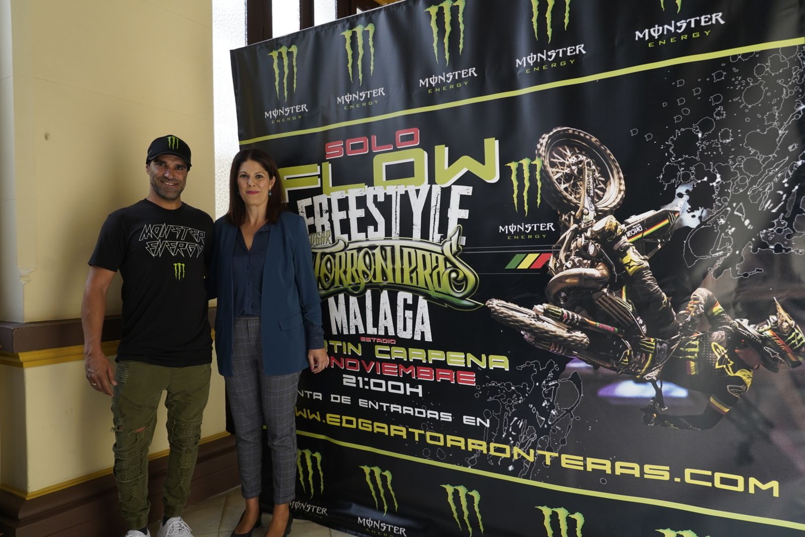 Edgar Torronteras junto a Noelia Losada.
