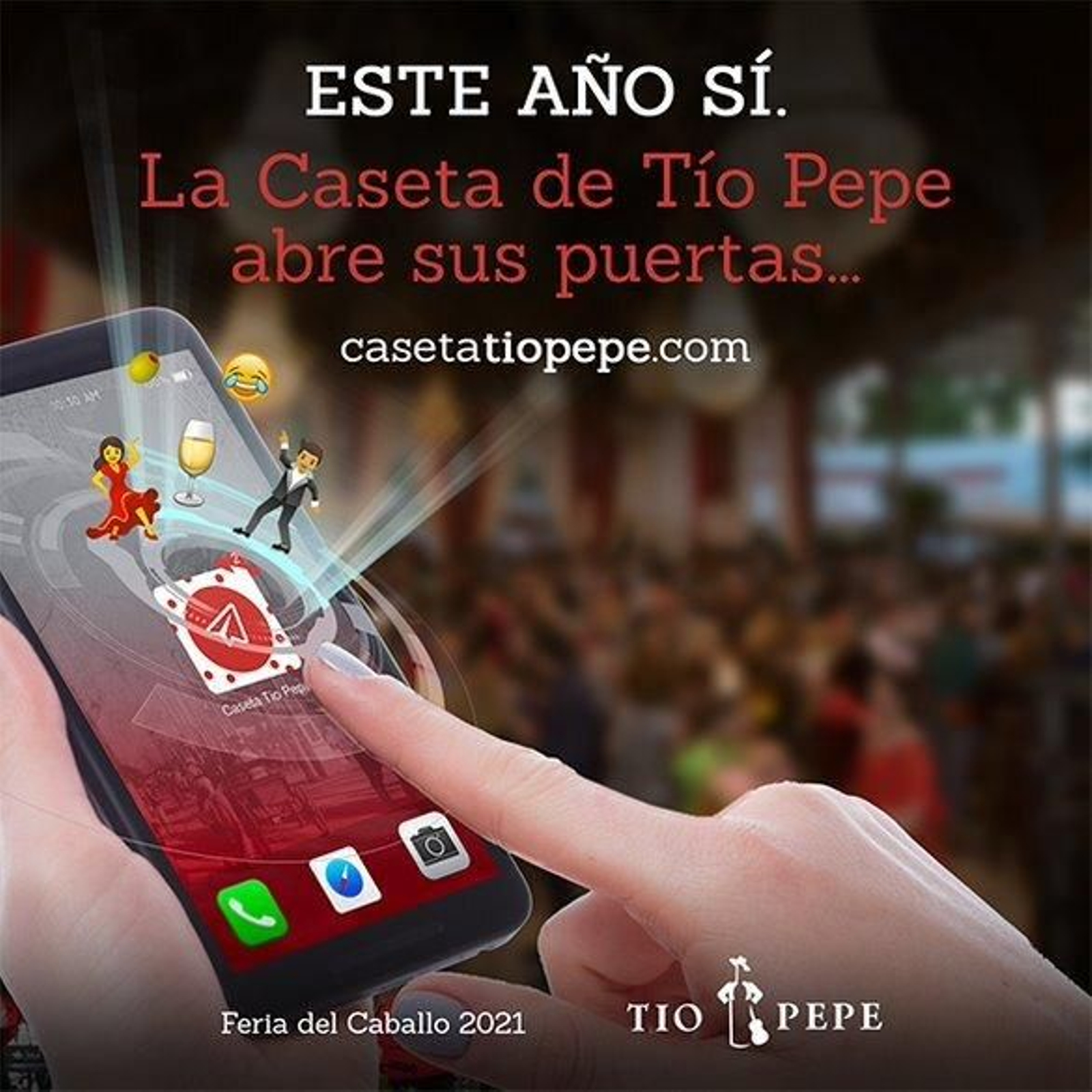 La Caseta de Tío Pepe abre sus puertas de forma virtual.