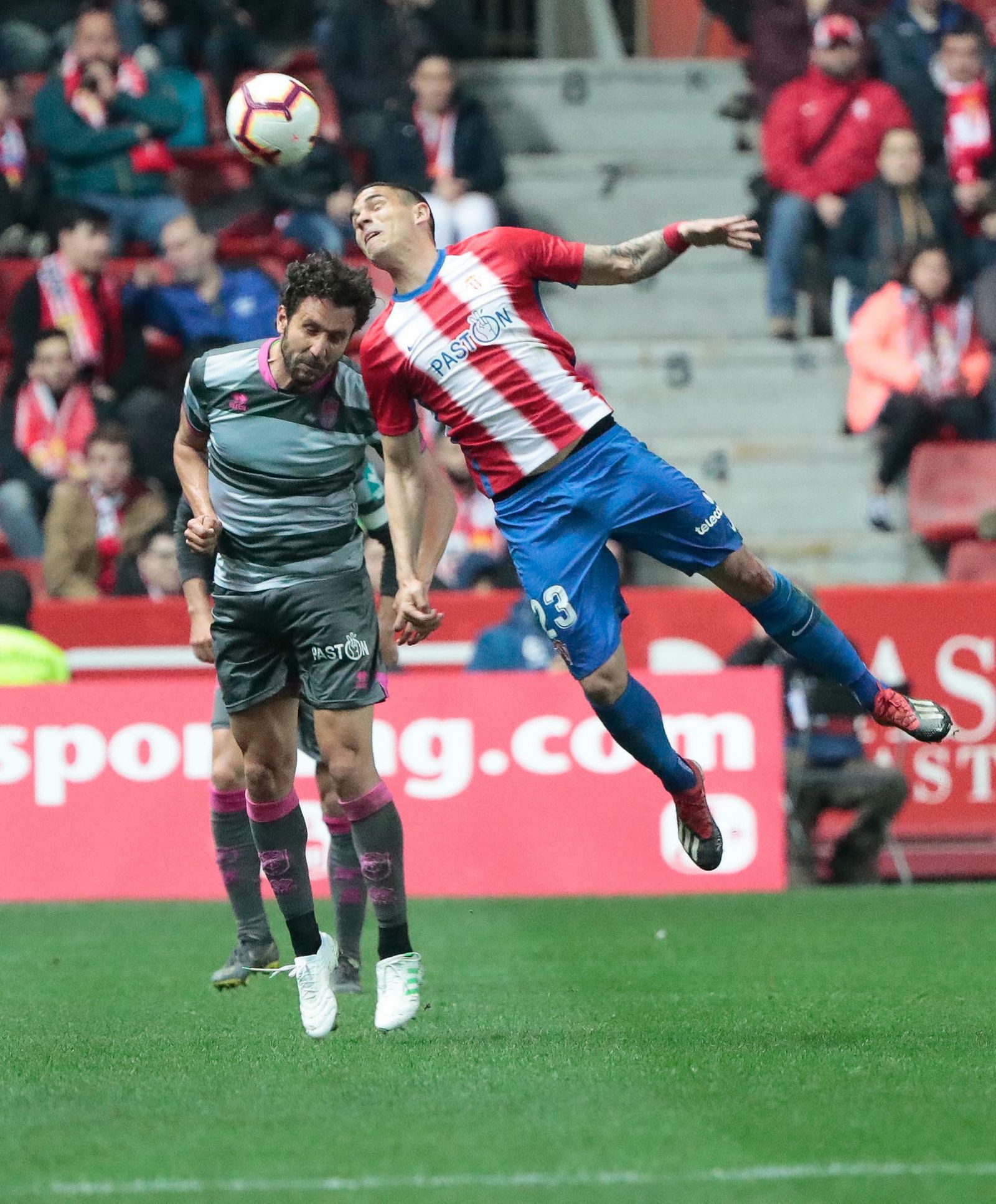 Las imágenes del Sporting de Gijón-Granada CF