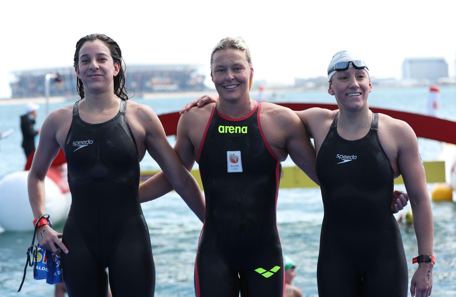 María de Valdés, la plata mundial en aguas abiertas en fotos