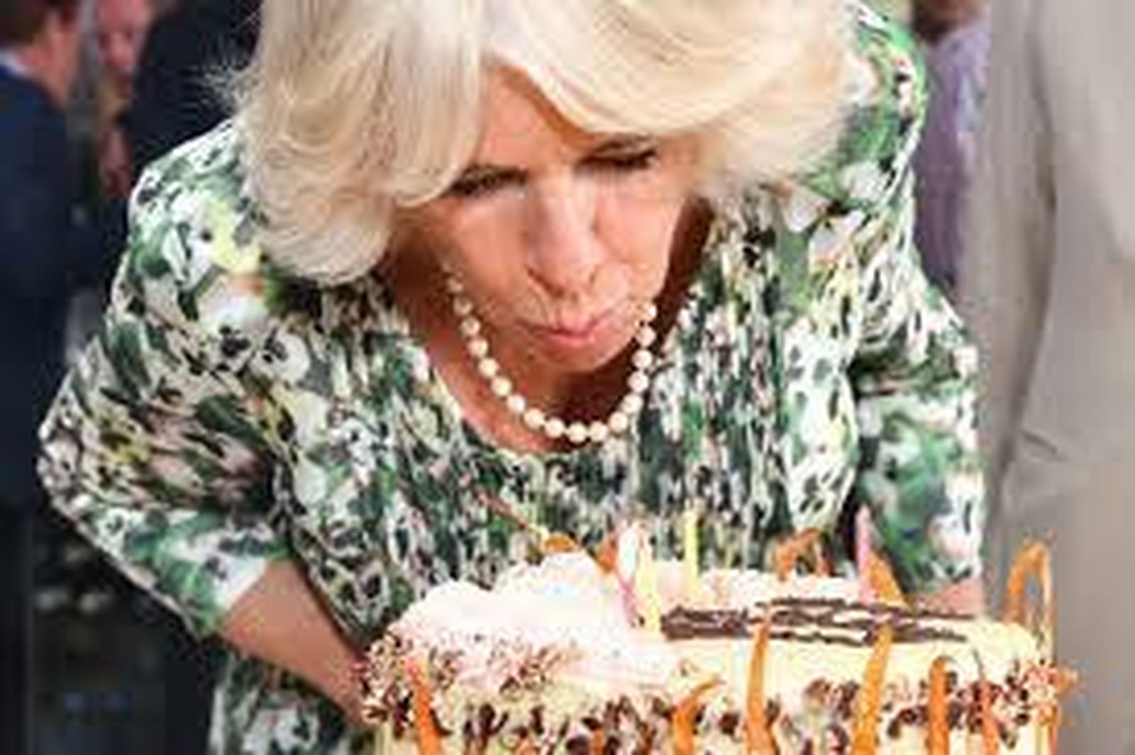 Camilla Parkeer y su tarta de zanahoria de su 71º cumpleaños