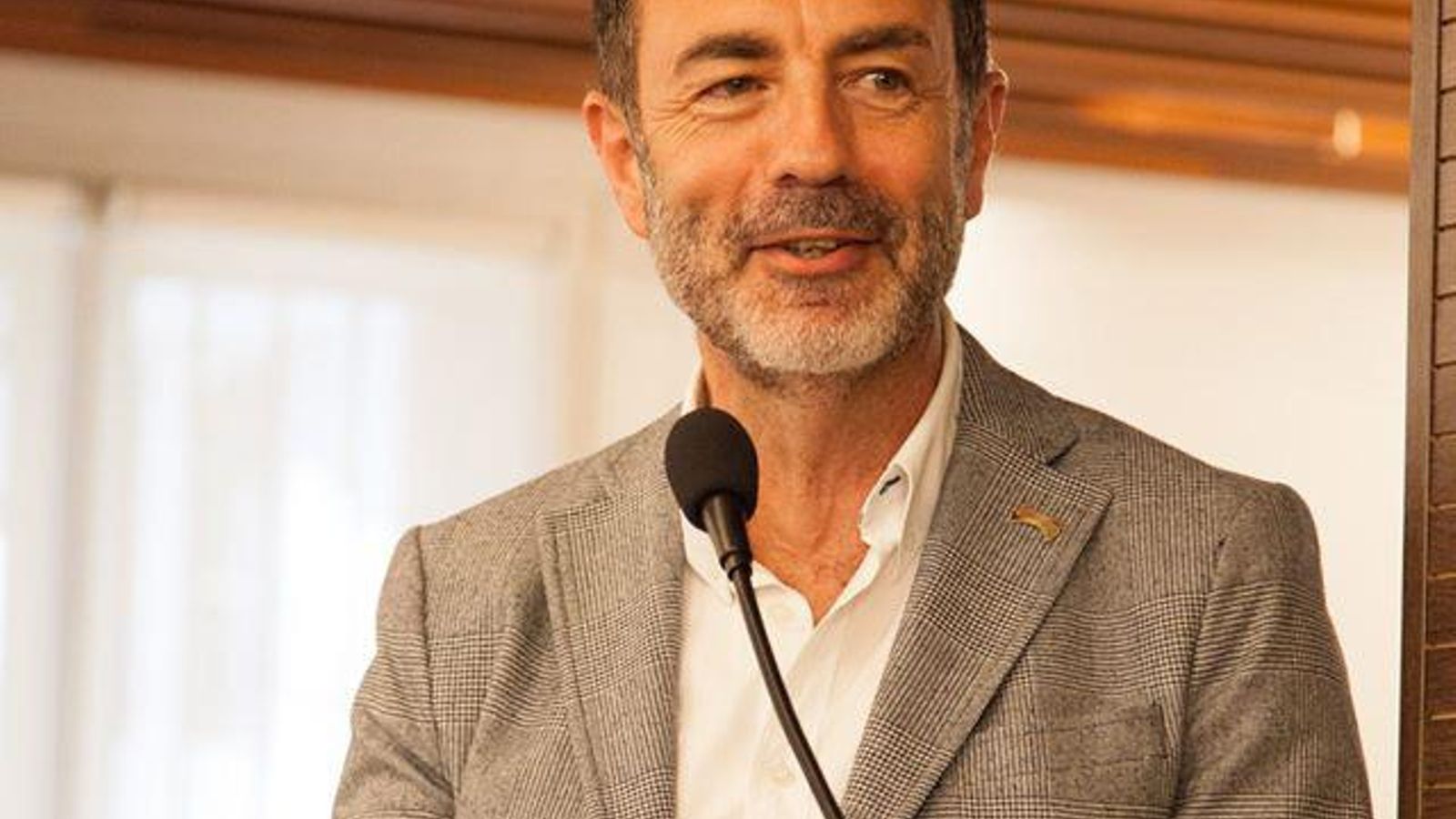 Miguel Lorente en un discurso.