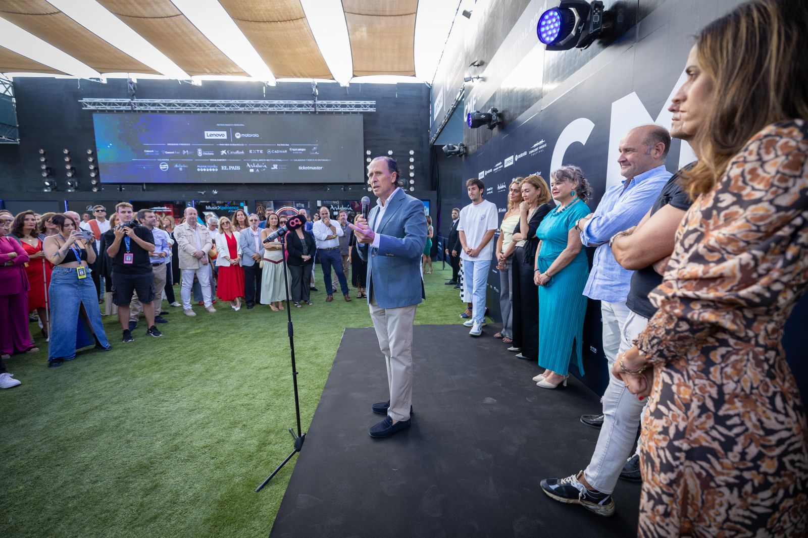 Imágenes de la inauguración del Concert Music Festival 2024 en Chiclana