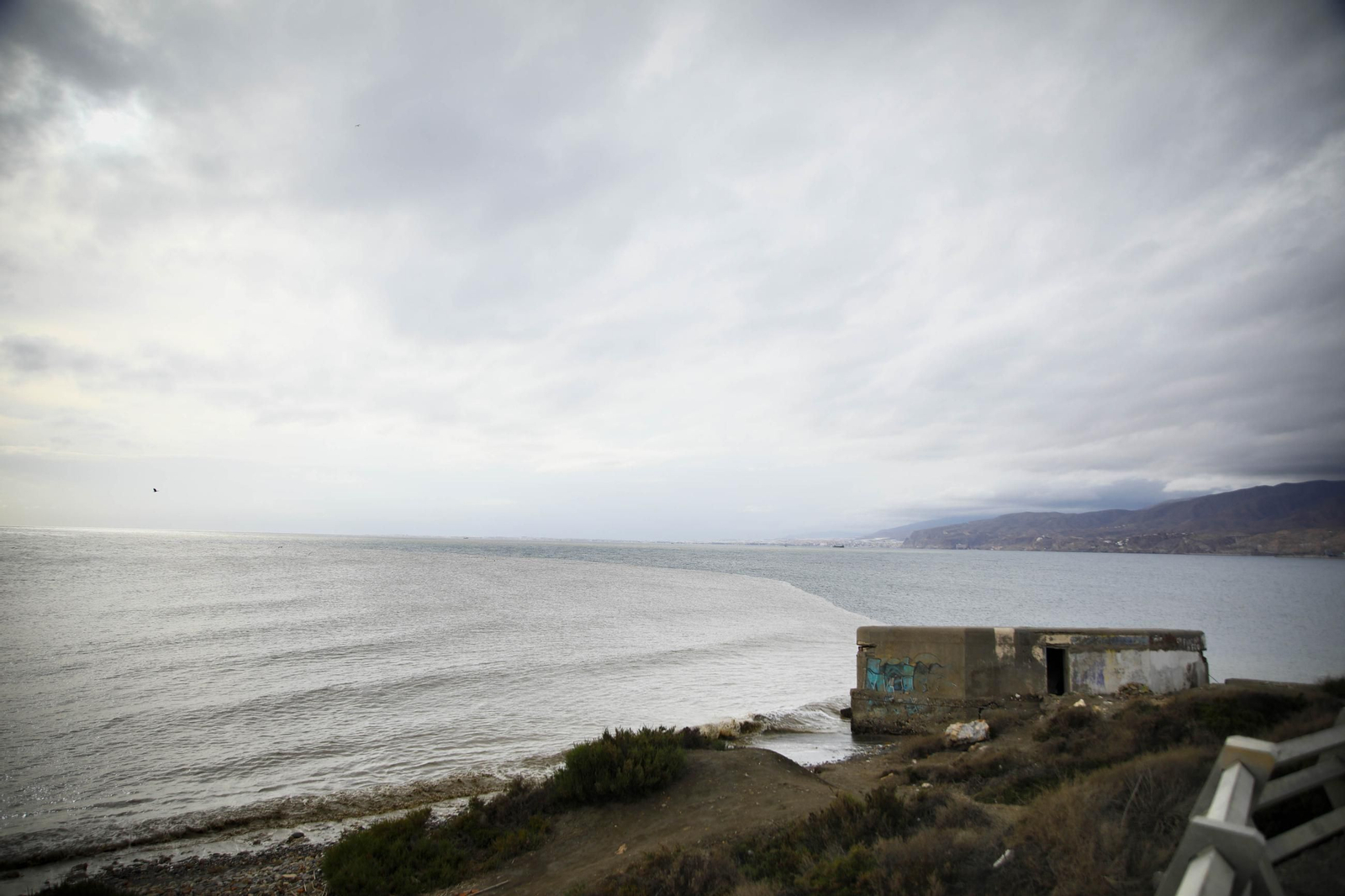 La desembocadura del río Andarax, en imágenes