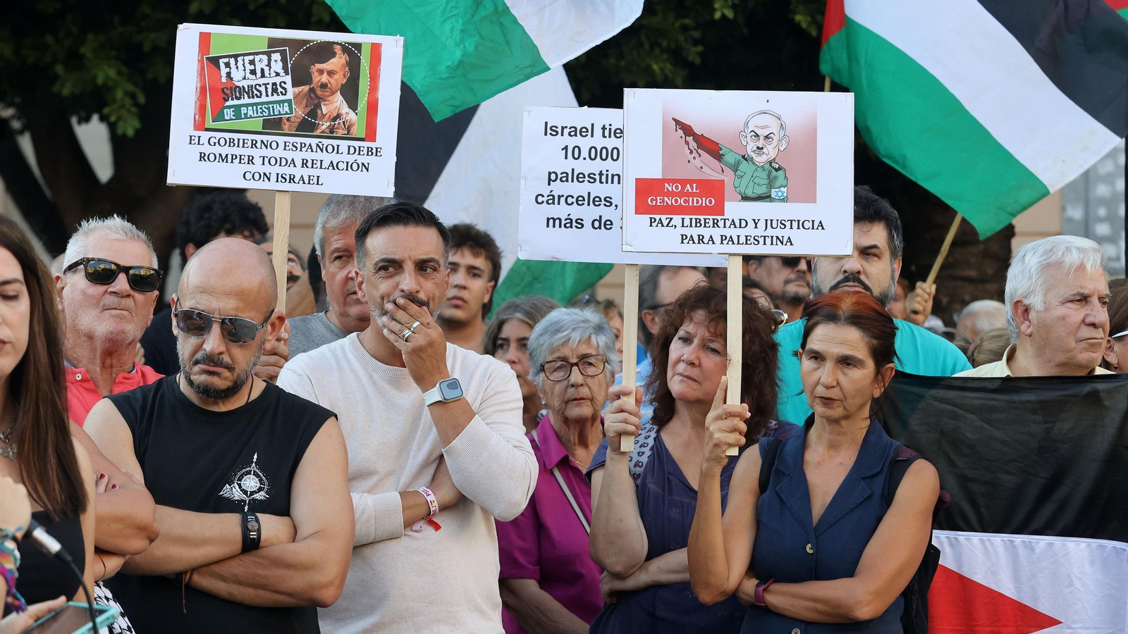 Cacerolada en Jerez para exigir la liberación de la flotilla de Gaza