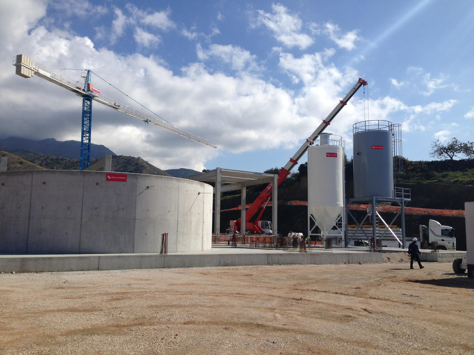 Estado de las obras de la depuradora