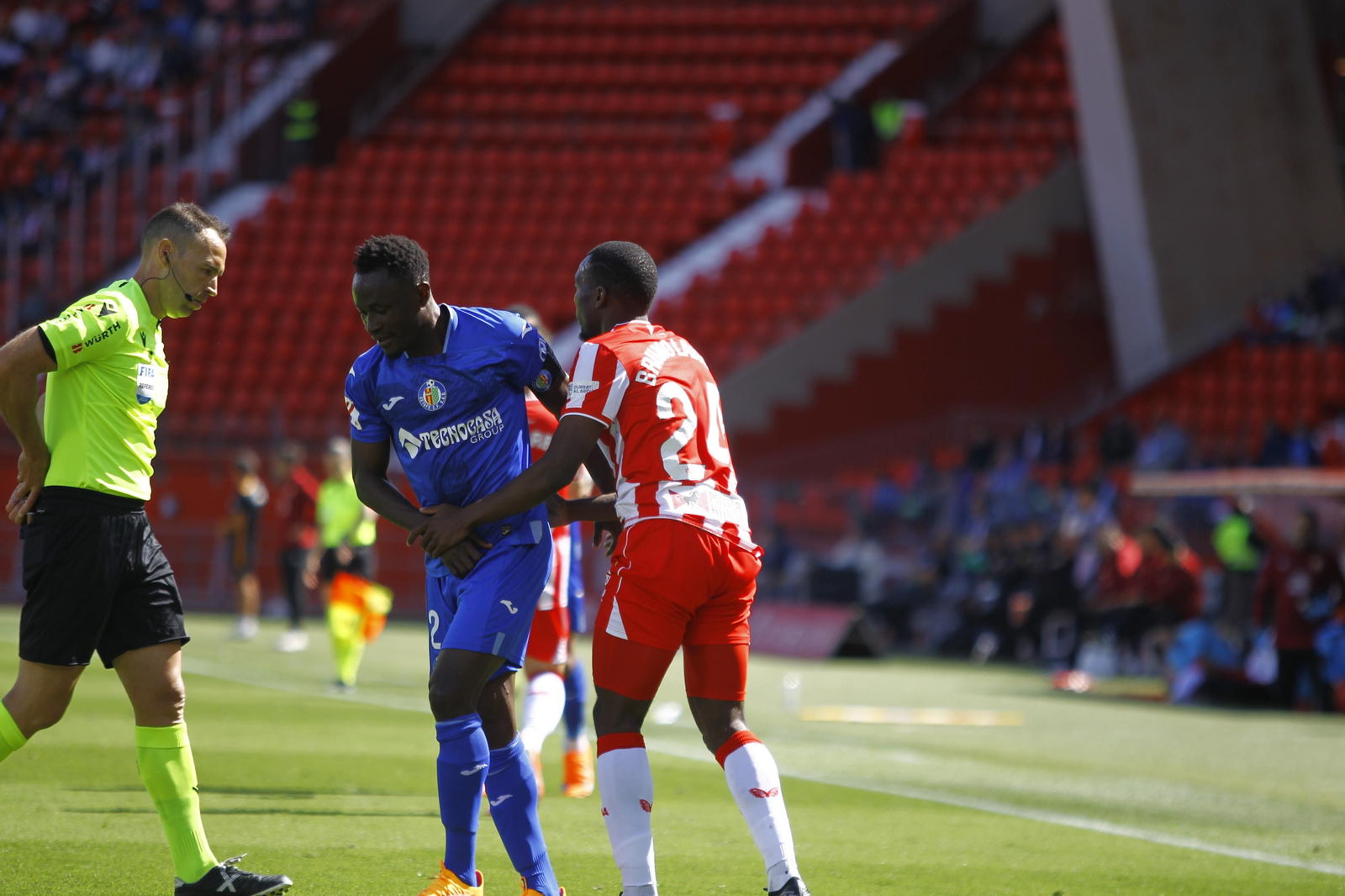 Las imágenes del triste descenso de la UDA ante el Getafe