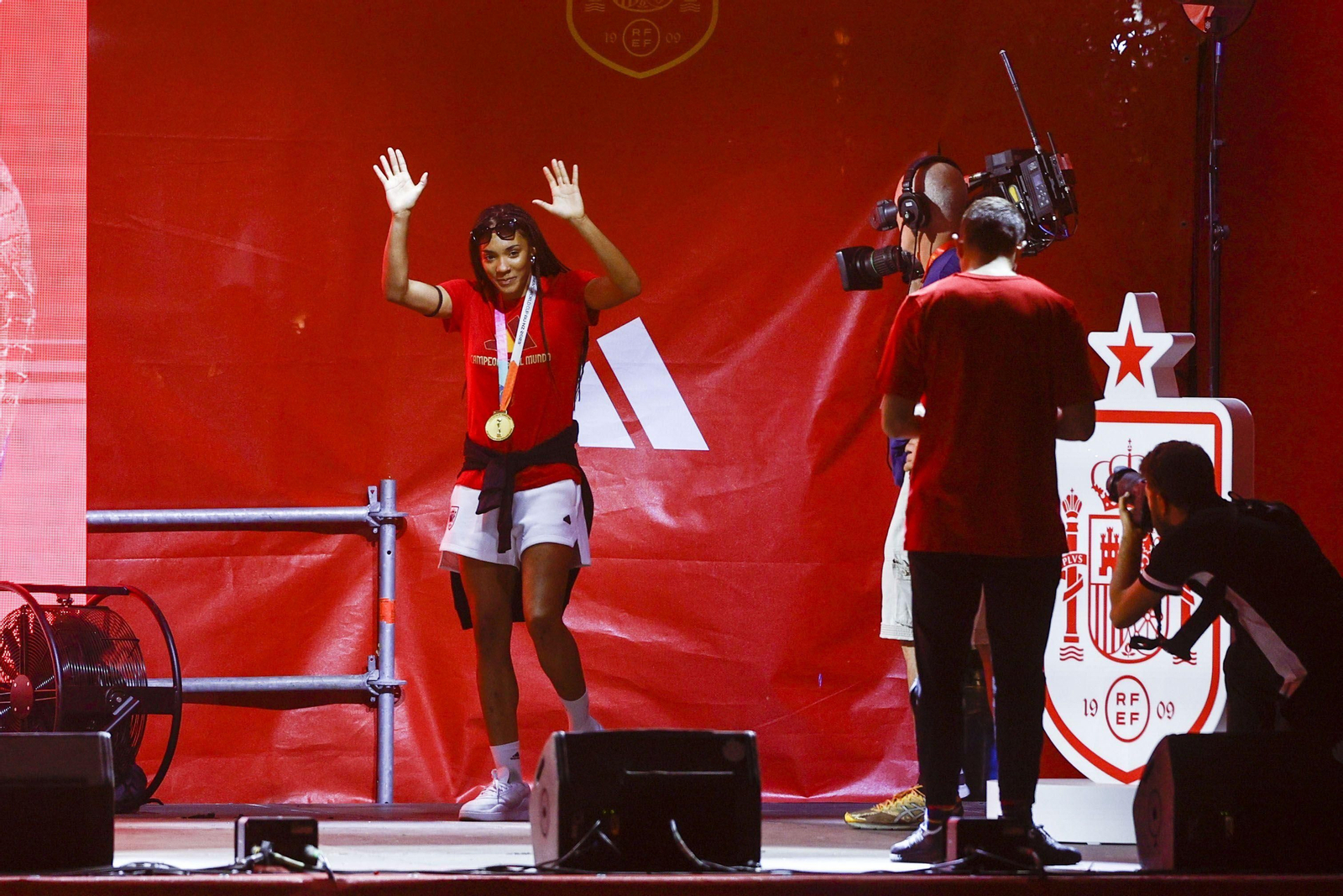 Las imágenes de la celebración de las campeonas del Mundo de Fútbol