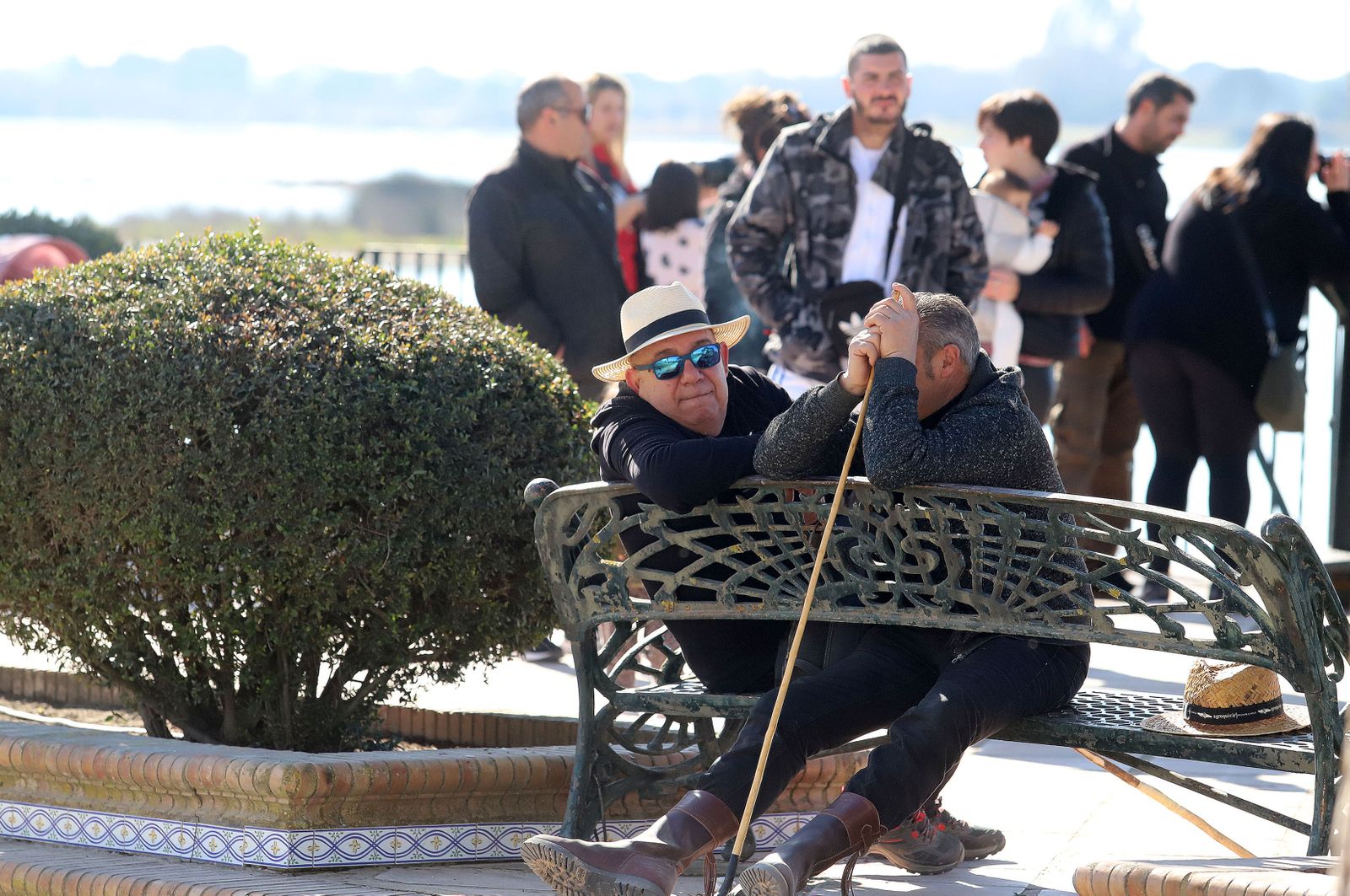 Imágenes del ambiente previo a la celebración de la Candelaria en El Rocío