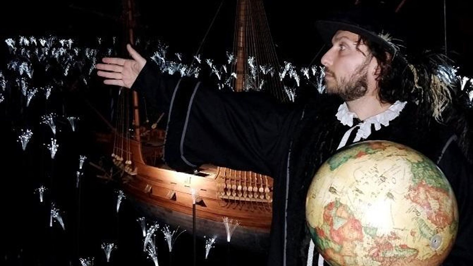 Magallanes, en el Pabellón de la Navegación.