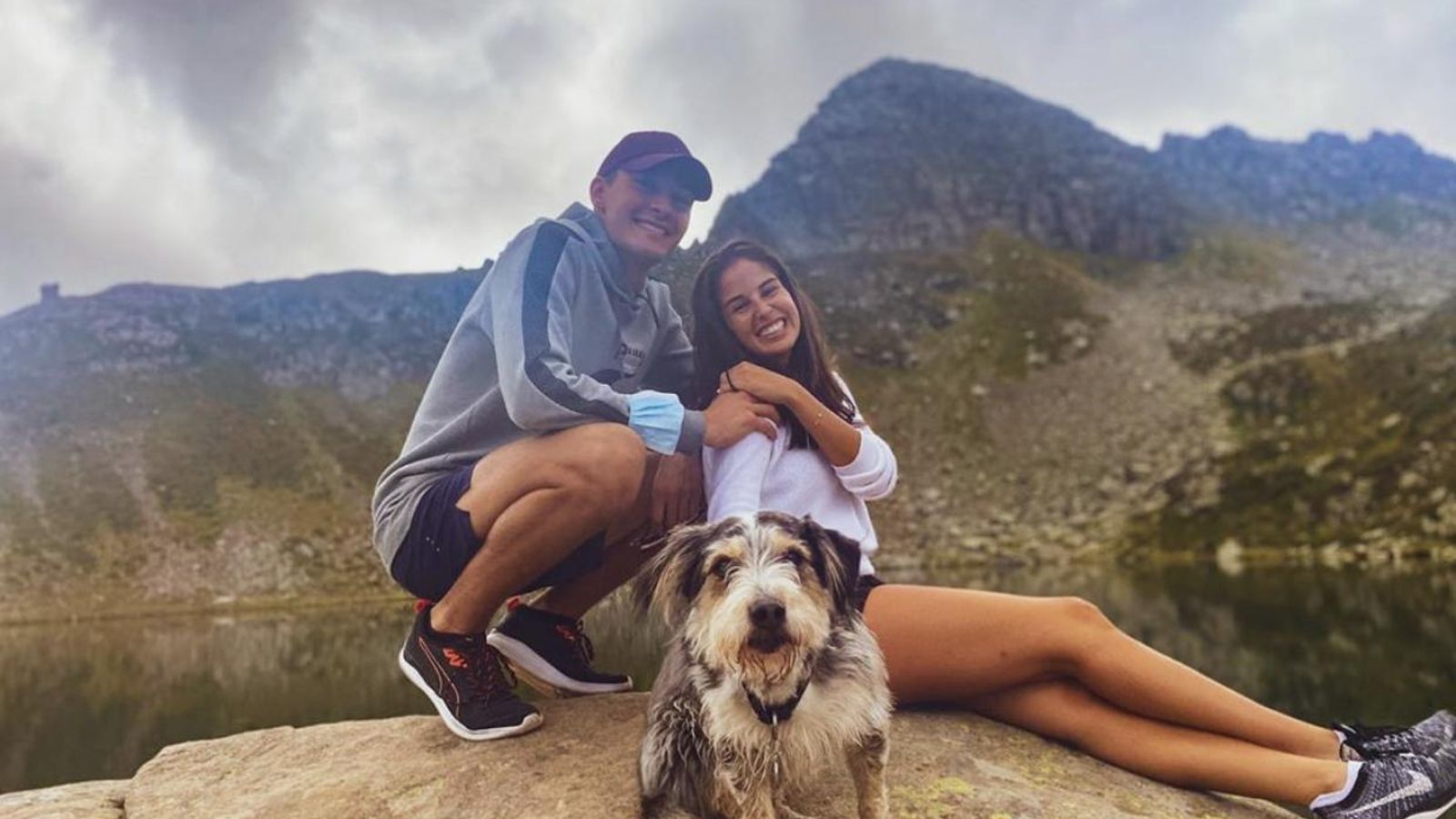 Otra imagen compartida por la pareja en sus perfiles de redes sociales.