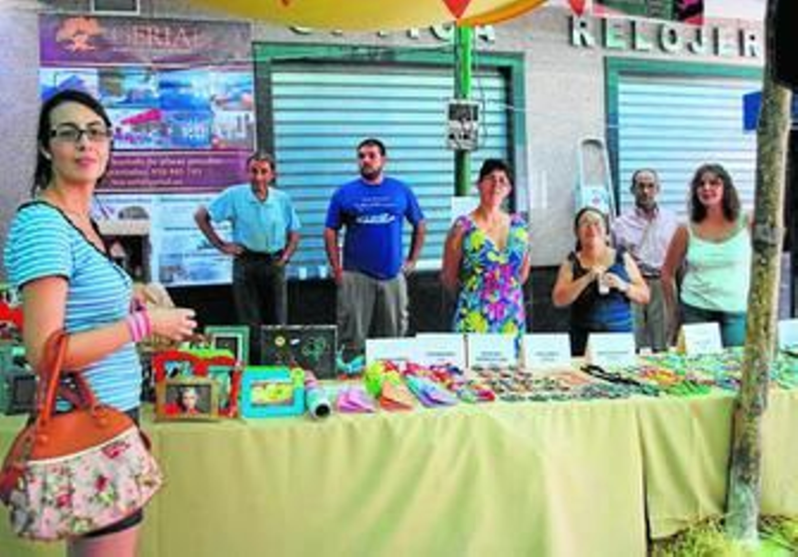 La Fundación Gerial dio a conocer su trabajo y puso a la venta manualidades de sus usuarios.