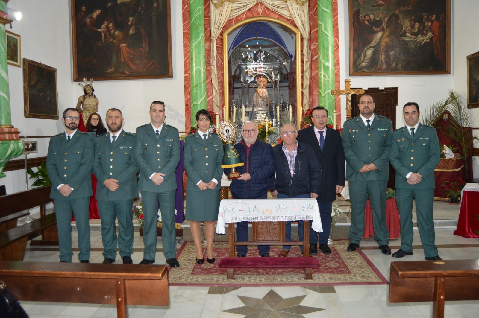 Fotografías de la celebración del 175 aniversario de la Guardia Civil en Iznájar