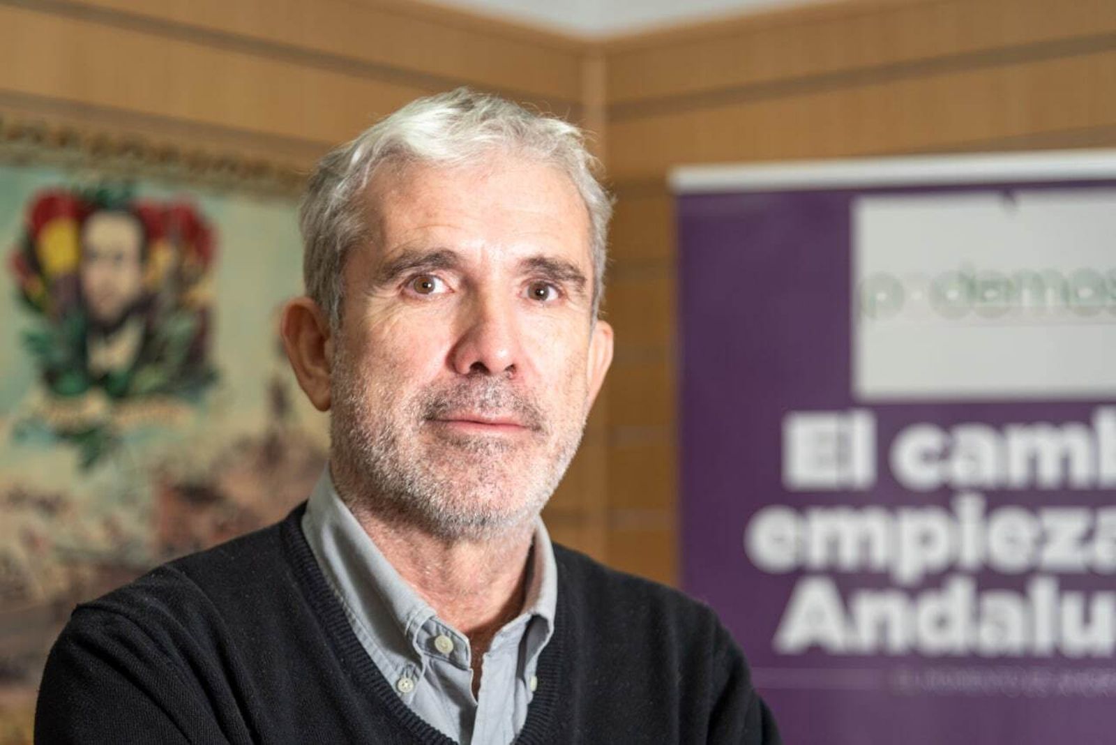 Vicente Camacho, portavoz de Podemos en Cádiz.