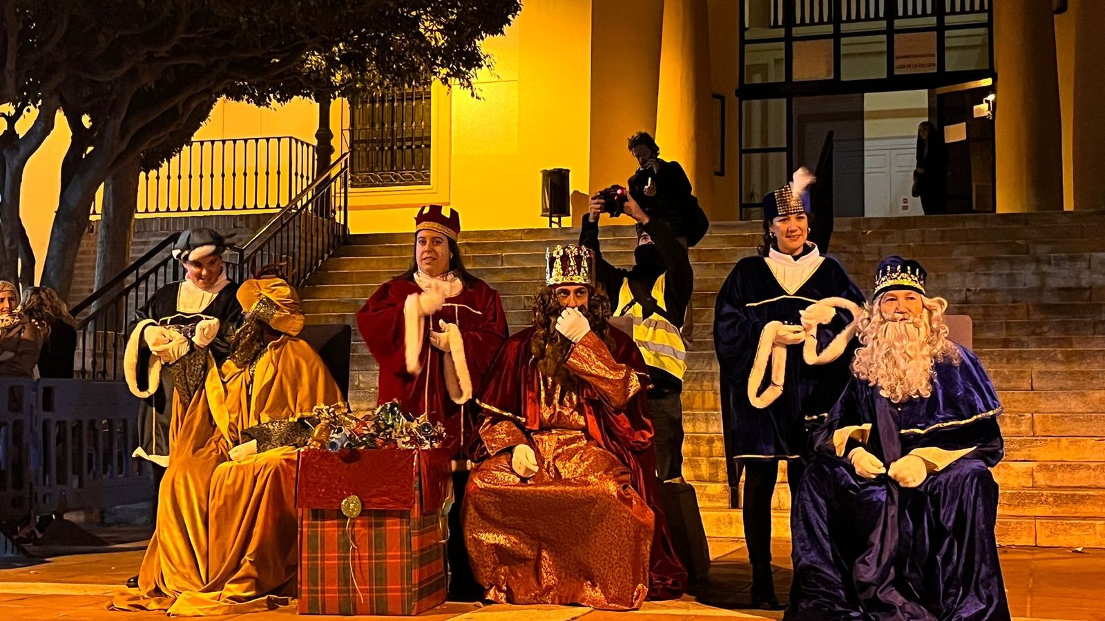 Los Reyes Magos en la Plaza Gloria Fuertes