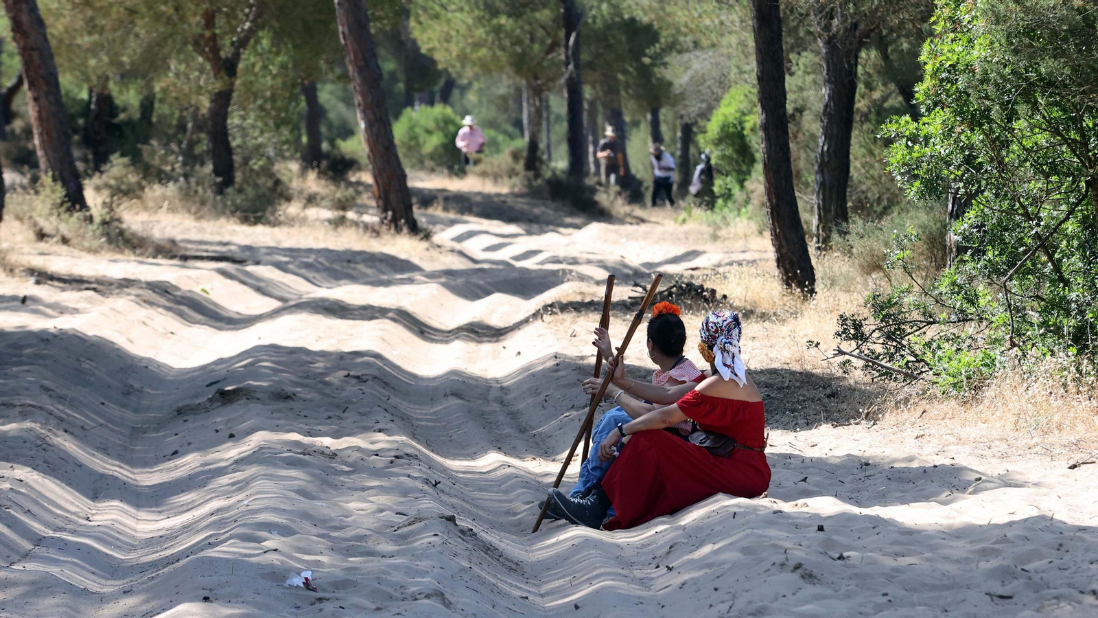 Jueves de camino de la Hdad de Jerez por el Coto Doñana