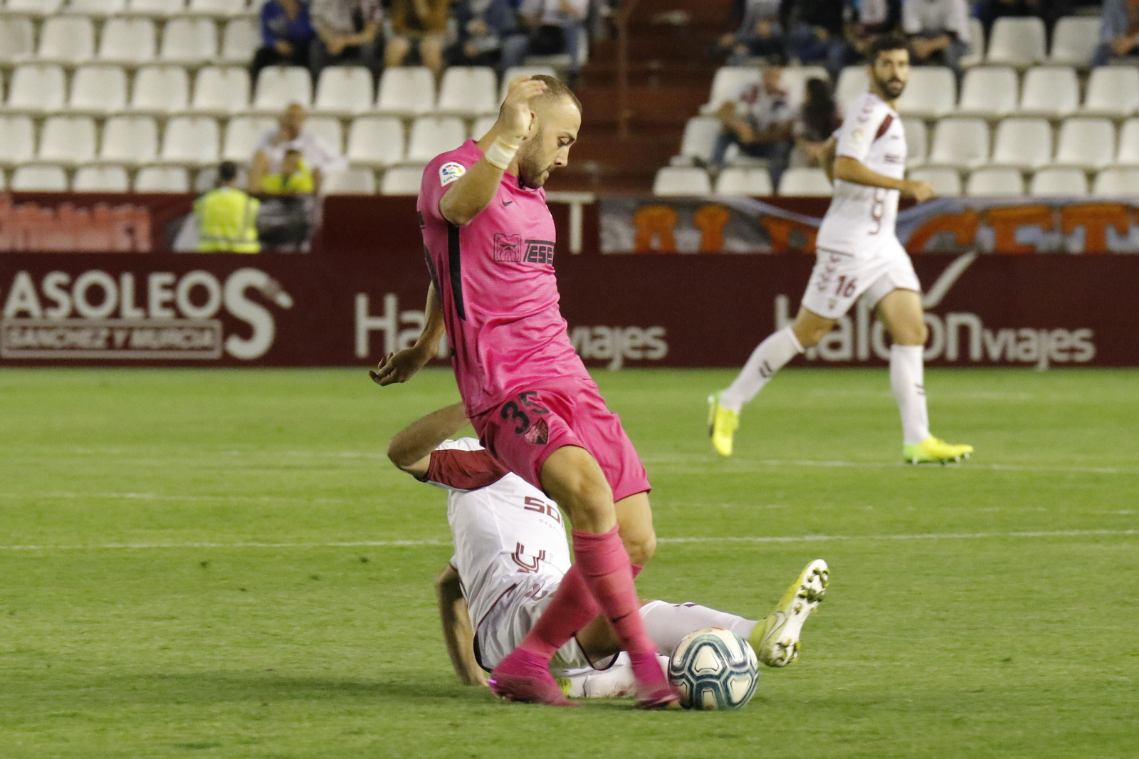El Albacete-Málaga CF, en fotos