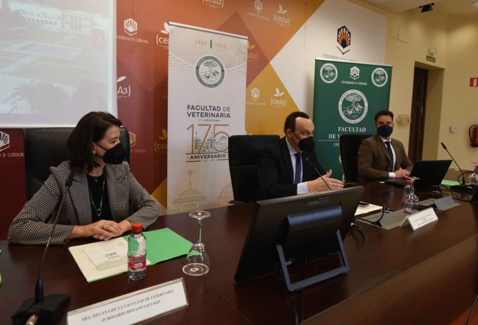 Un momento de la presentación de los actos por el 175 aniversario de la Facultad de Veterinaria.