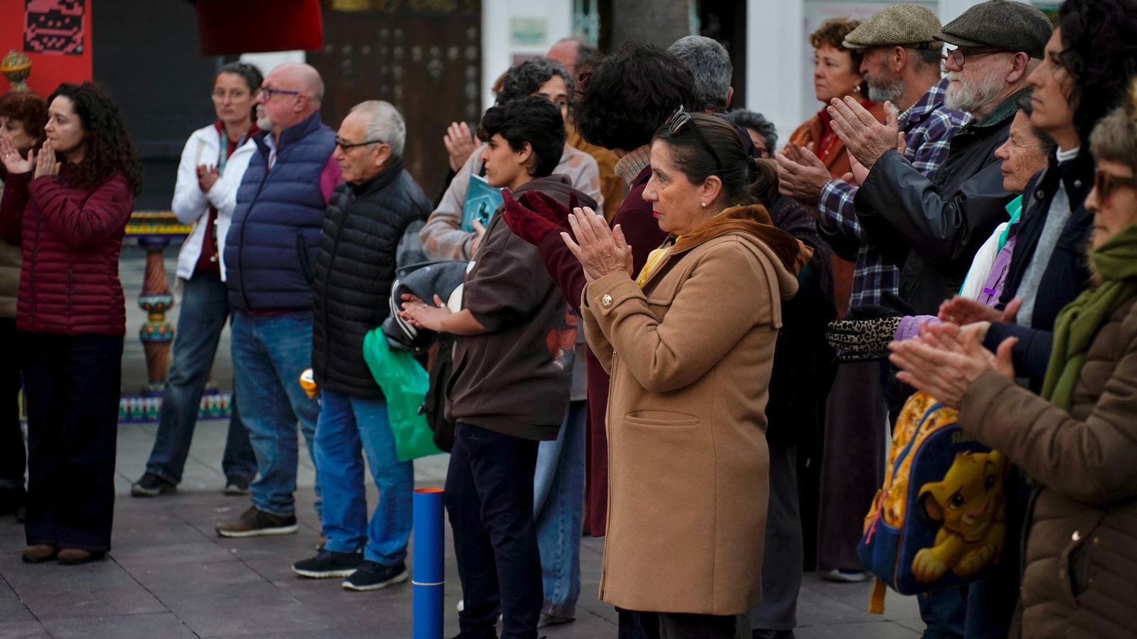 Fotos de la concentración en Algeciras en apoyo a Palestina