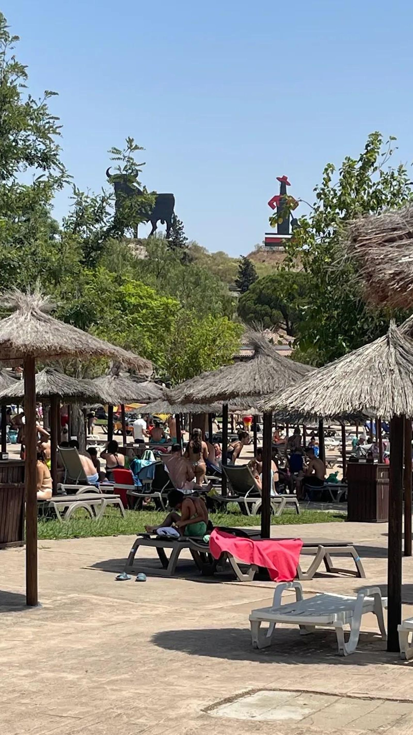 Interior de Aqualand Bahía de Cádiz en una imagen retrospectiva.