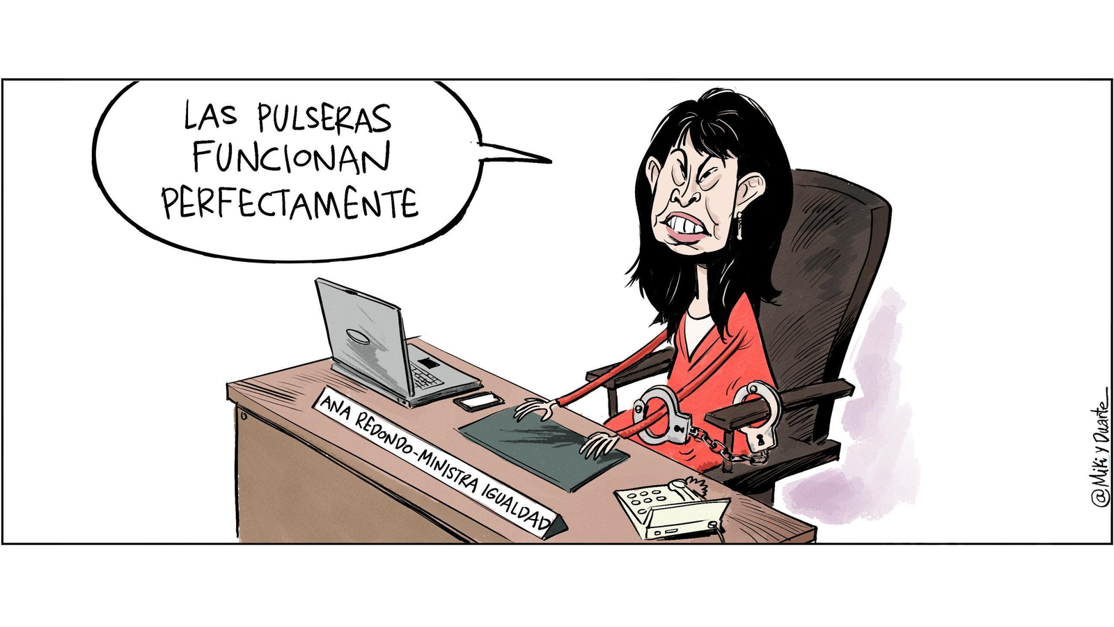 La ministra de igualdad