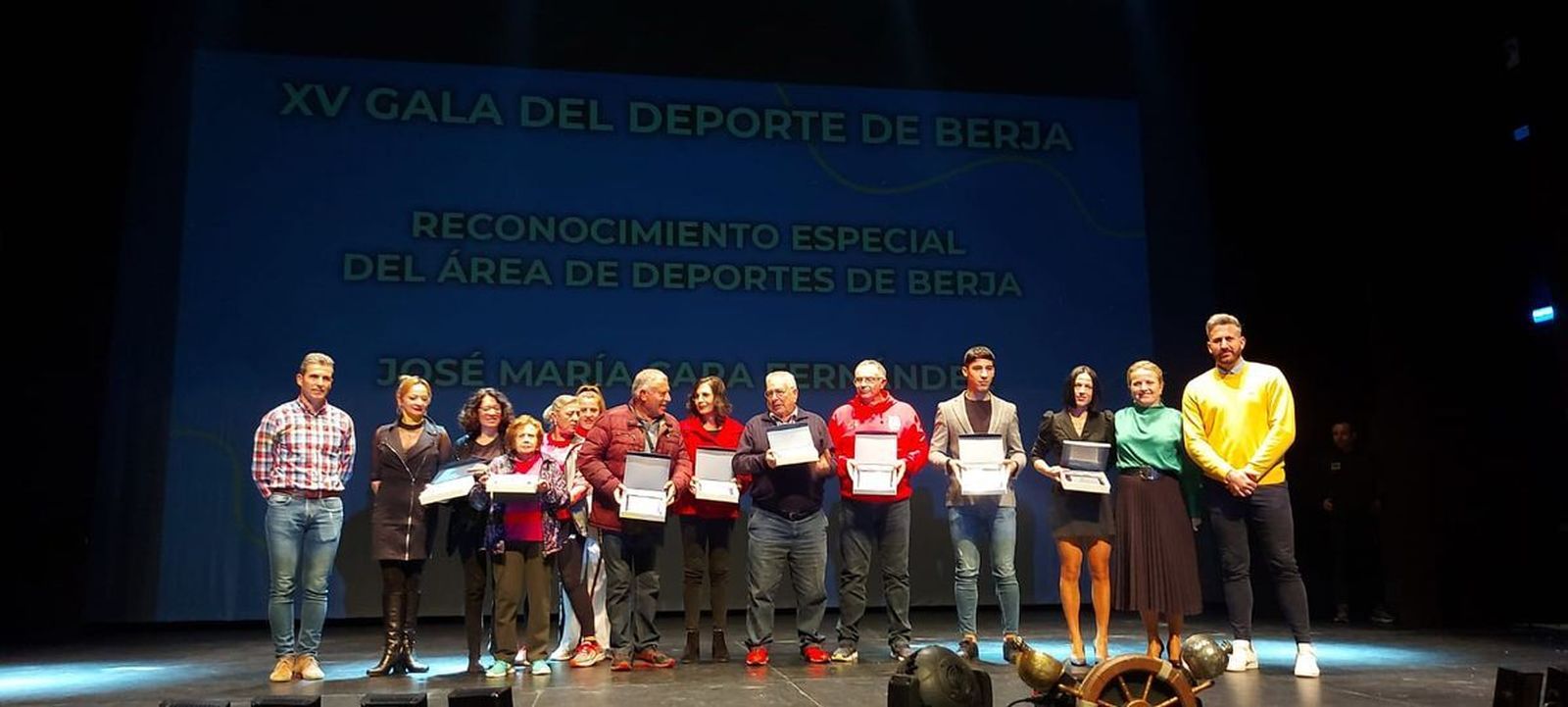 Nueve galardonados amplían el palmarés de la Gala del Deporte de Berja