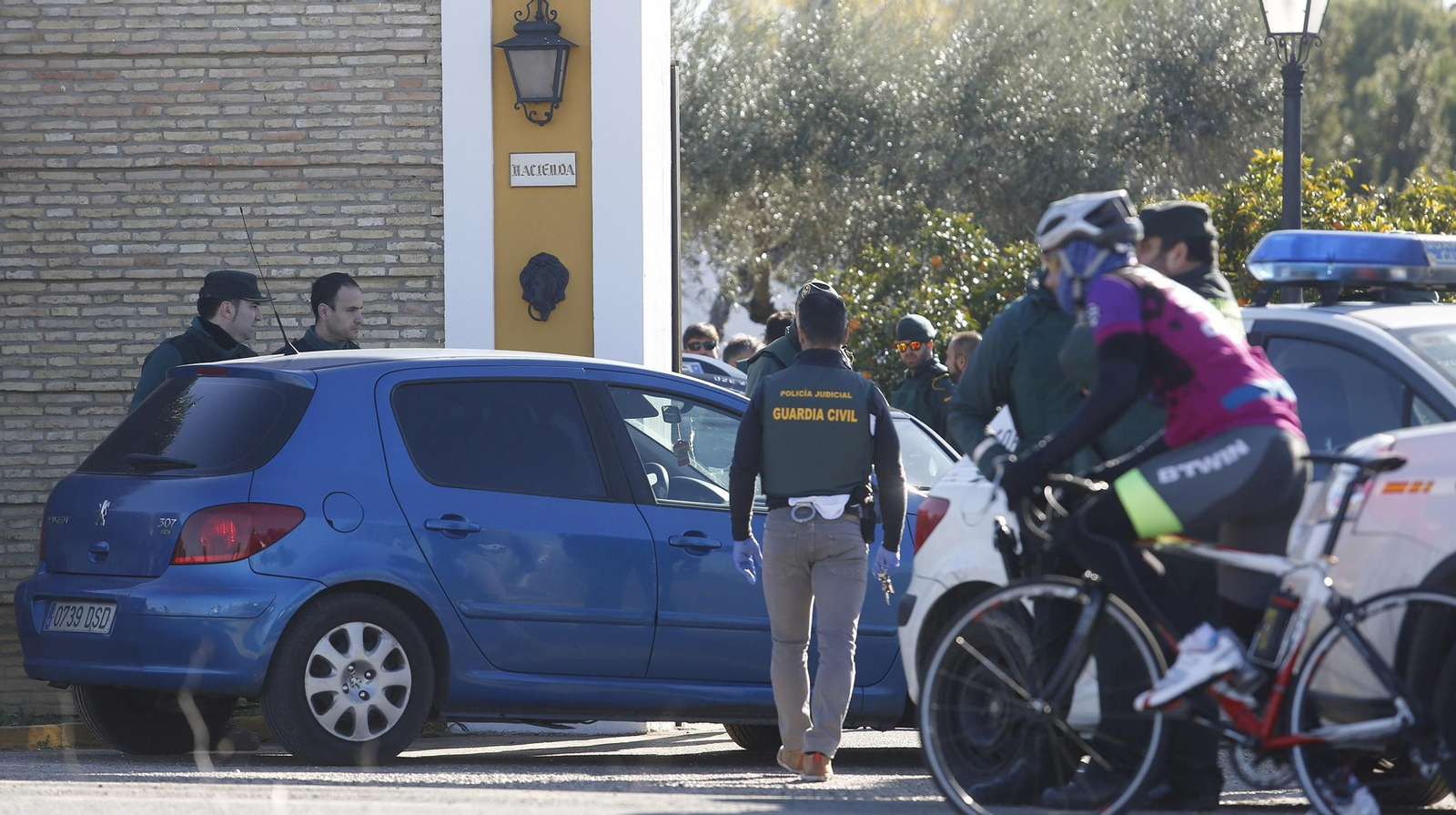 El operativo de la Guardia Civil tras el intento de robo en Mairena