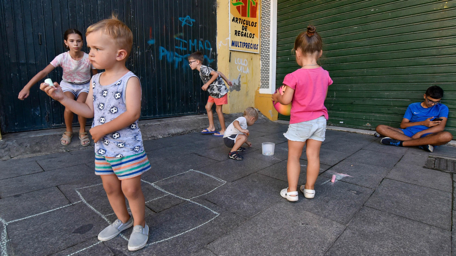 Una tarde con familias de rufugiados de Ucrania en Algeciras