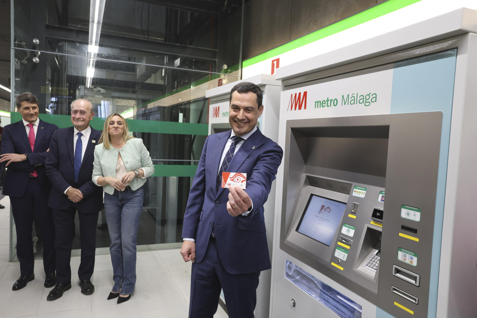 Las fotos de la inauguración del Metro al centro de Málaga
