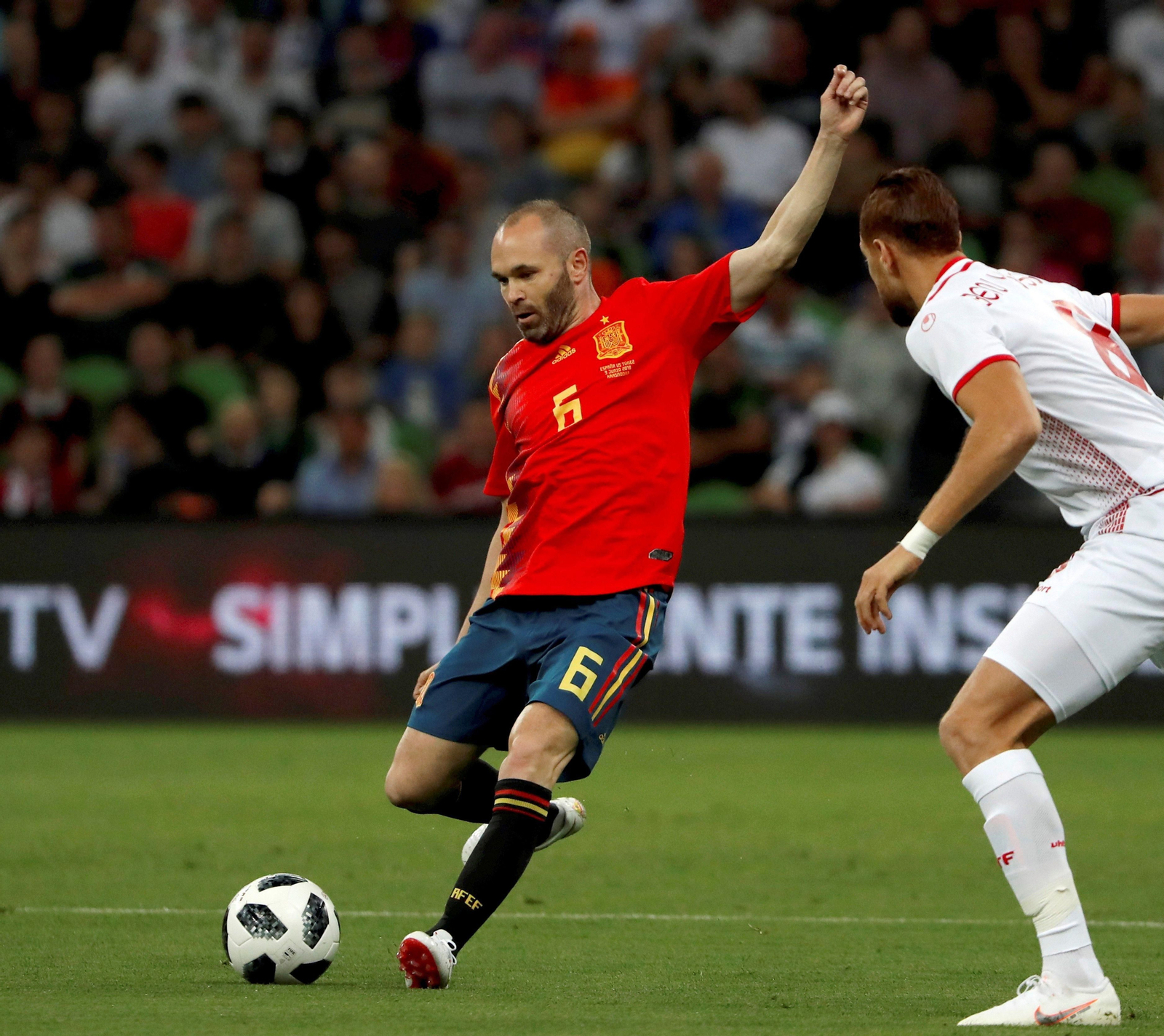 Las imágenes del España-Túnez