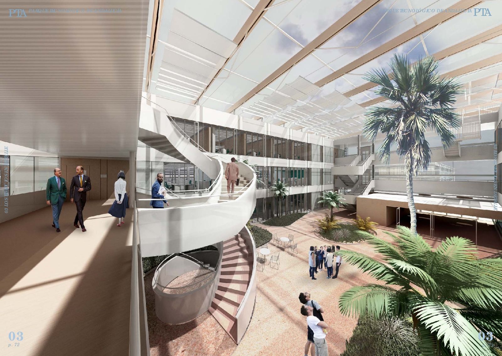 Infografía del nuevo edificio Rosalind del PTA.