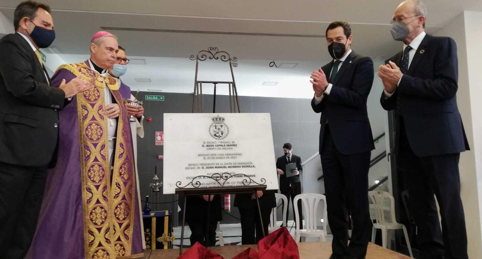 Acto de bendición de la nueva casa hermandad de la Reales Cofradías Fusionadas. Acto de bendición de la nueva casa hermandad de la Reales Cofradías Fusionadas.