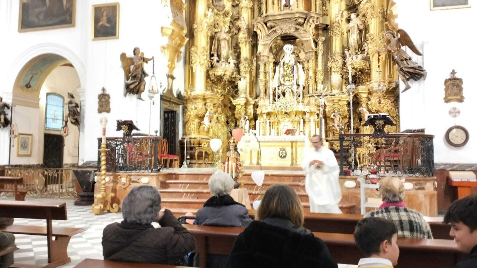 Campanadas en el Carmen de Cádiz por el final del año litúrgico.