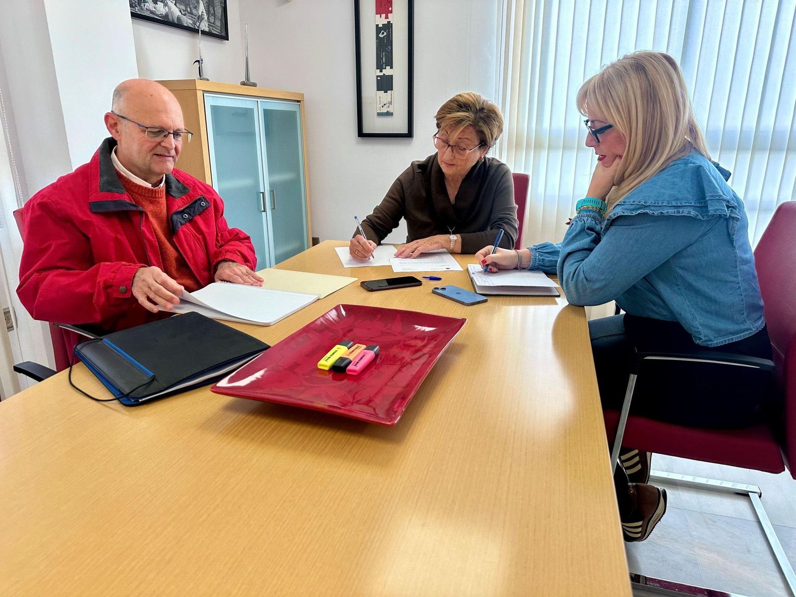 Los miembros de la gestora.