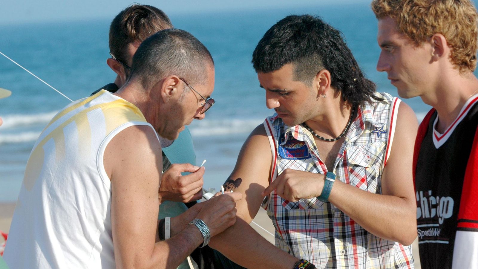 'Los Mánagers' rodaje en Nueva Umbría, Lepe