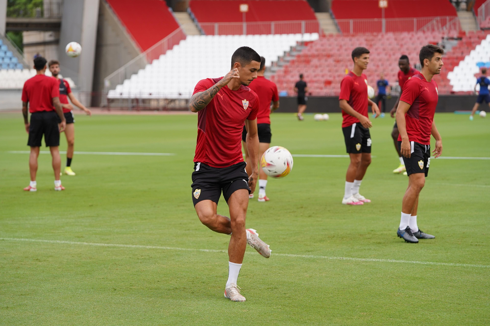 Fotogalería del entrenamiento del Almería, jueves 19