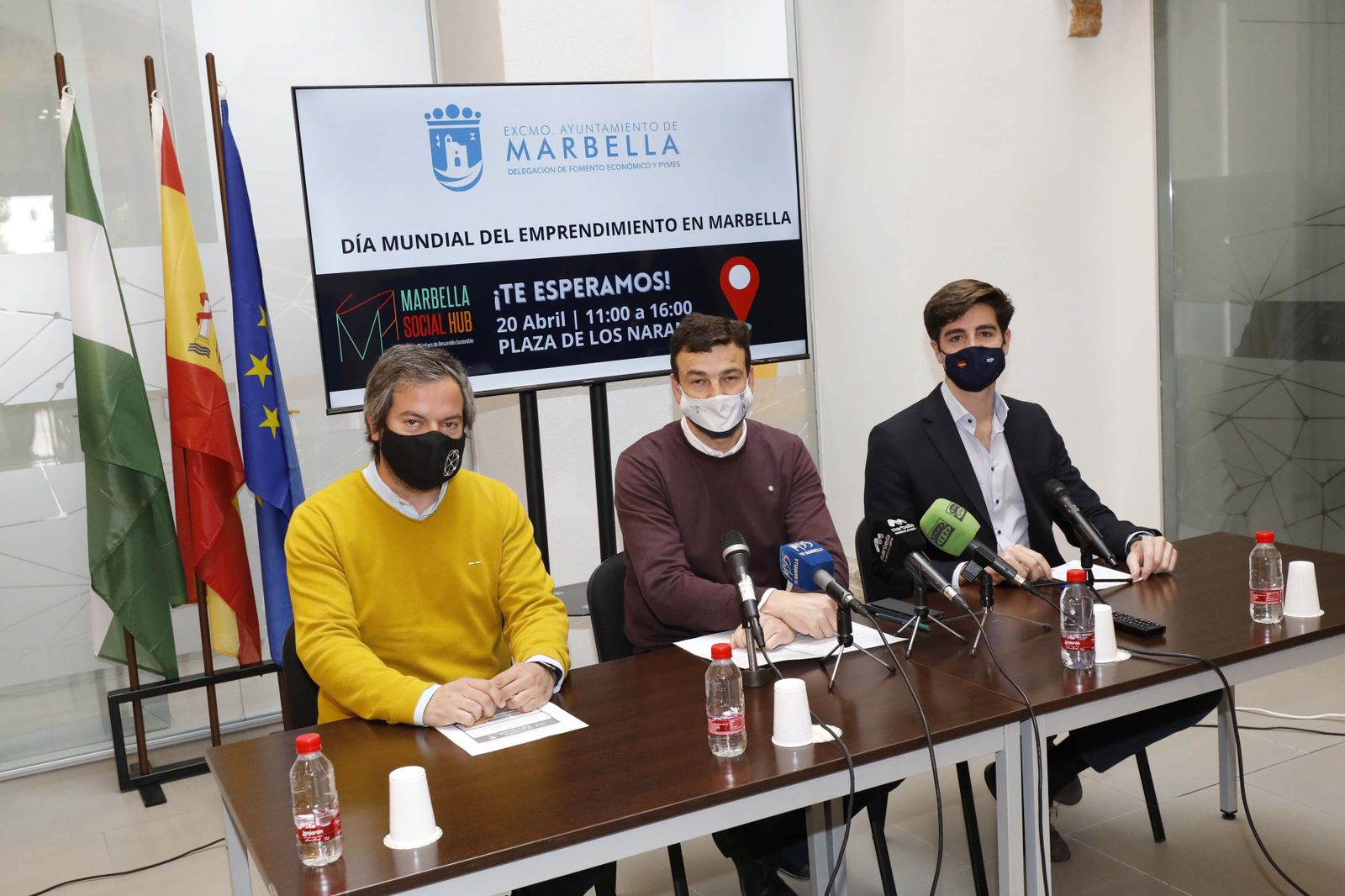 El acto de presentación de la agenda de actividades.