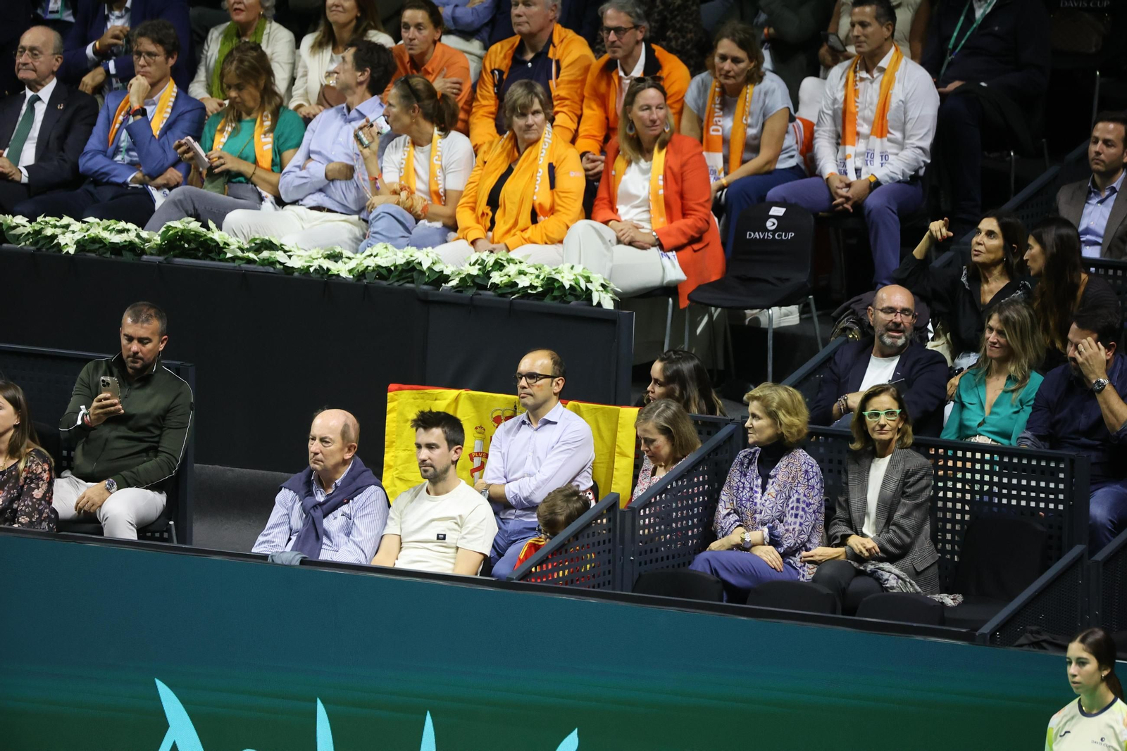 Búscate en las gradas del Carpena en la Copa Davis de Málaga