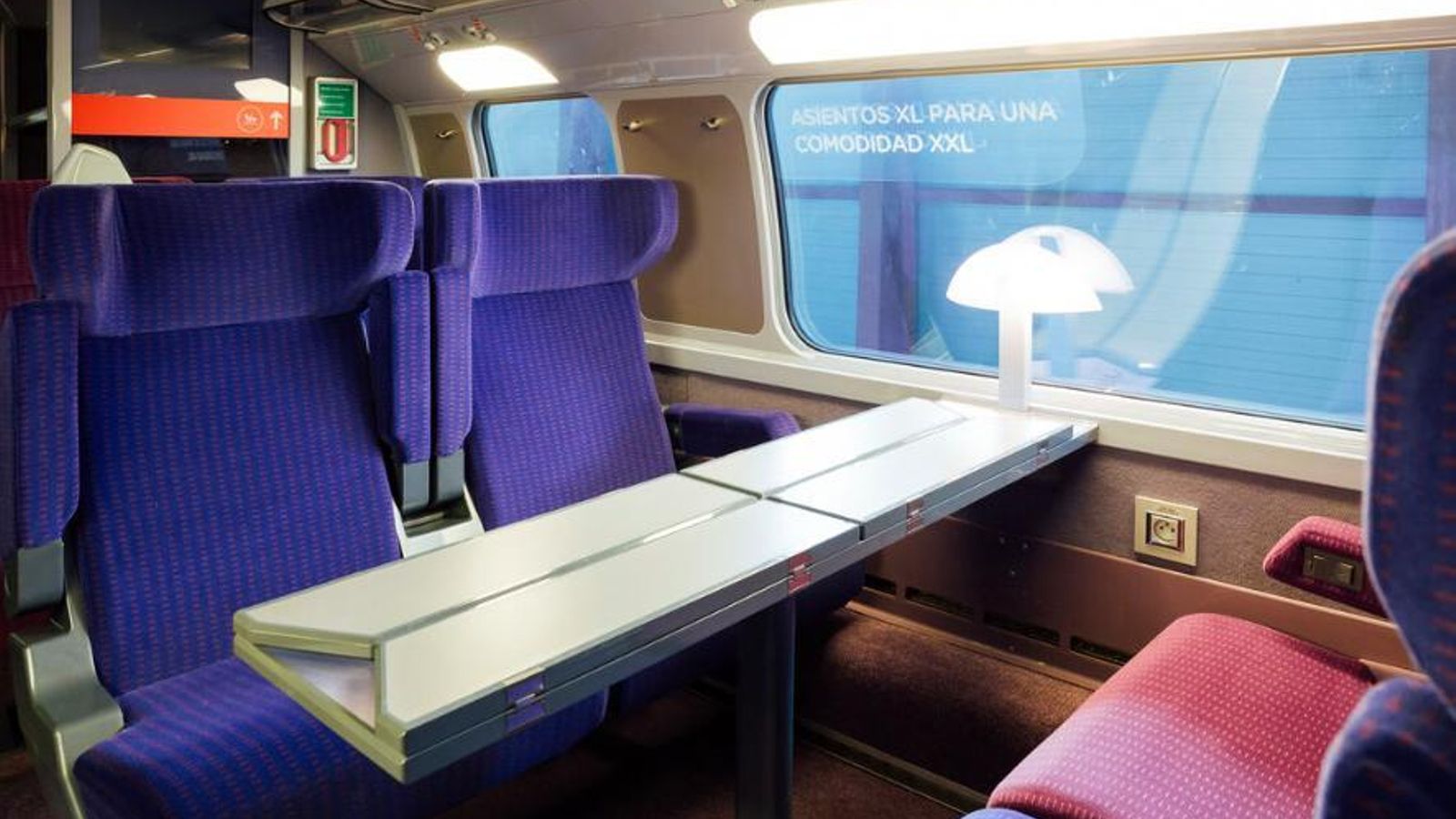 Interior de los trenes Ouigo