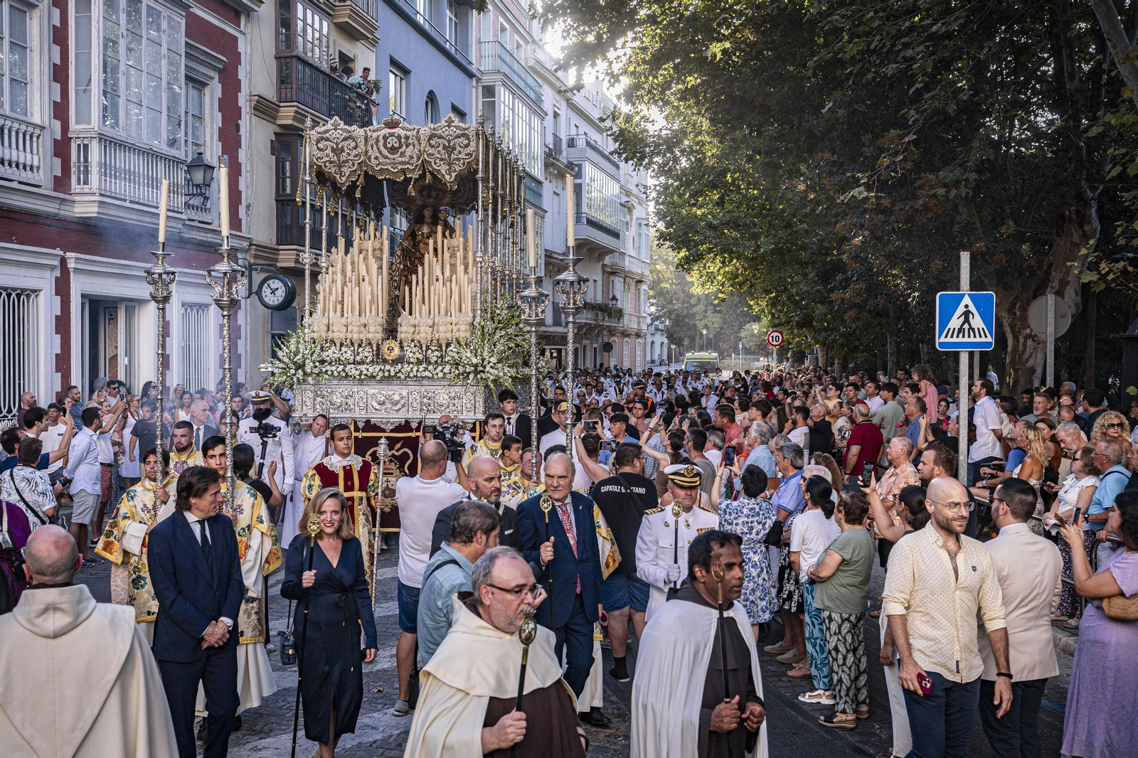 Las imágenes de la procesión de la Virgen del Carmen en Cádiz