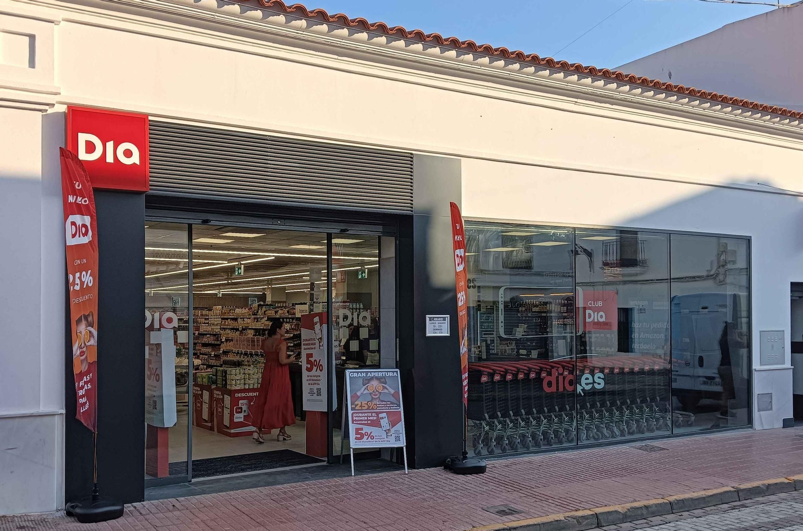La nueva tienda de Dia en Cartaya.